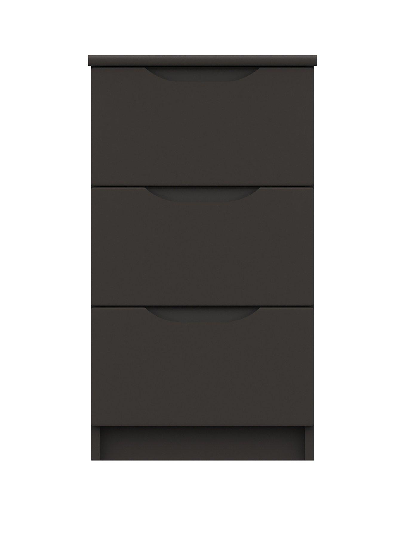 one-call-monaco-ready-assemblednbsp3-drawer-bedside-table-dark-grey-gloss