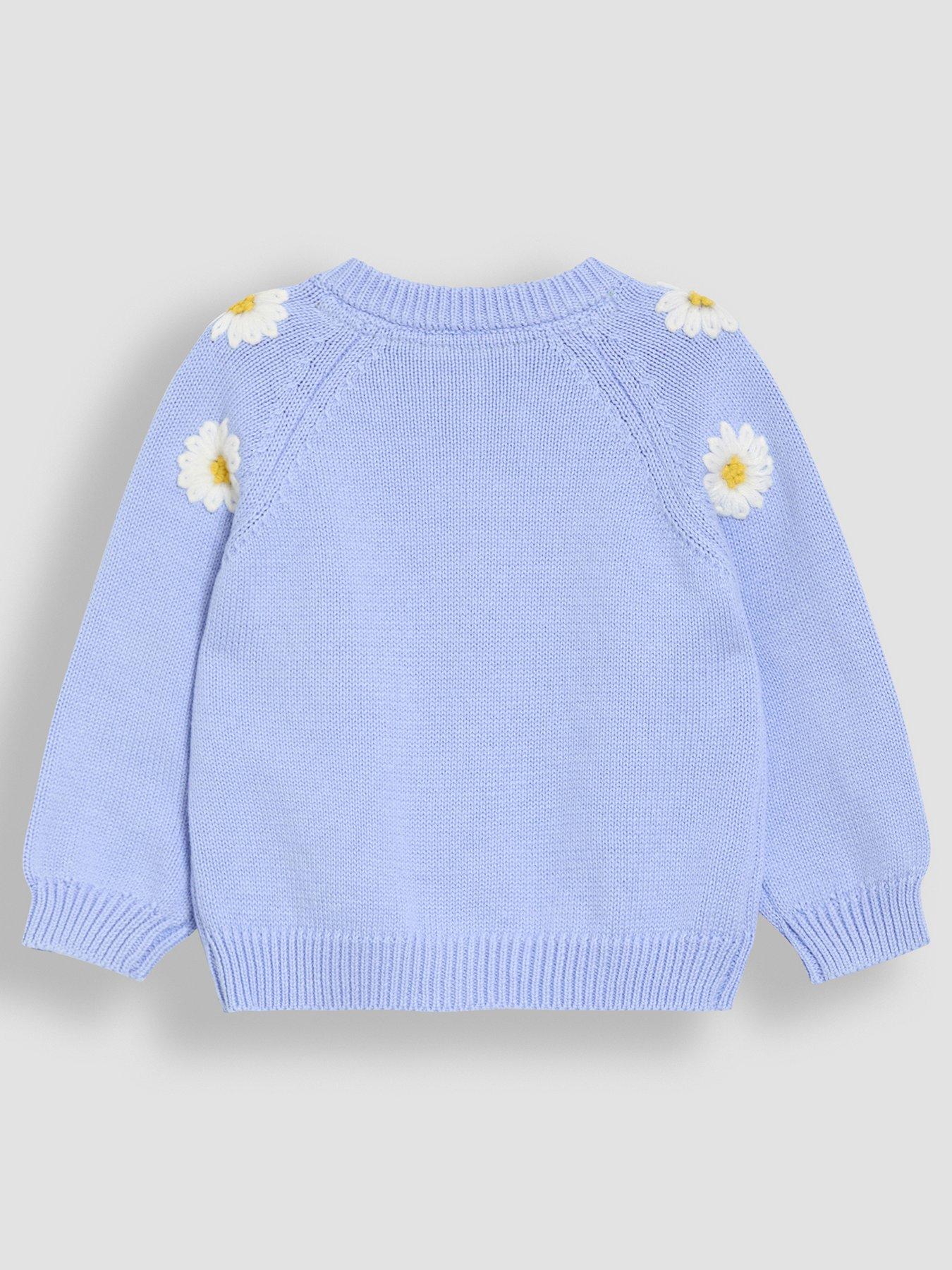  image of jojo-maman-bebe-girls-floral-embroidered-cardigan-blue