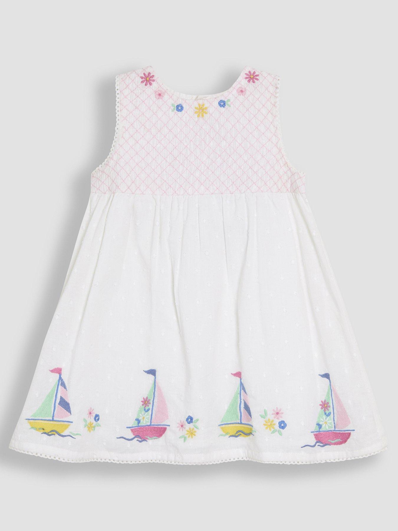  image of jojo-maman-bebe-baby-girls-boat-applique-baby-dress-white
