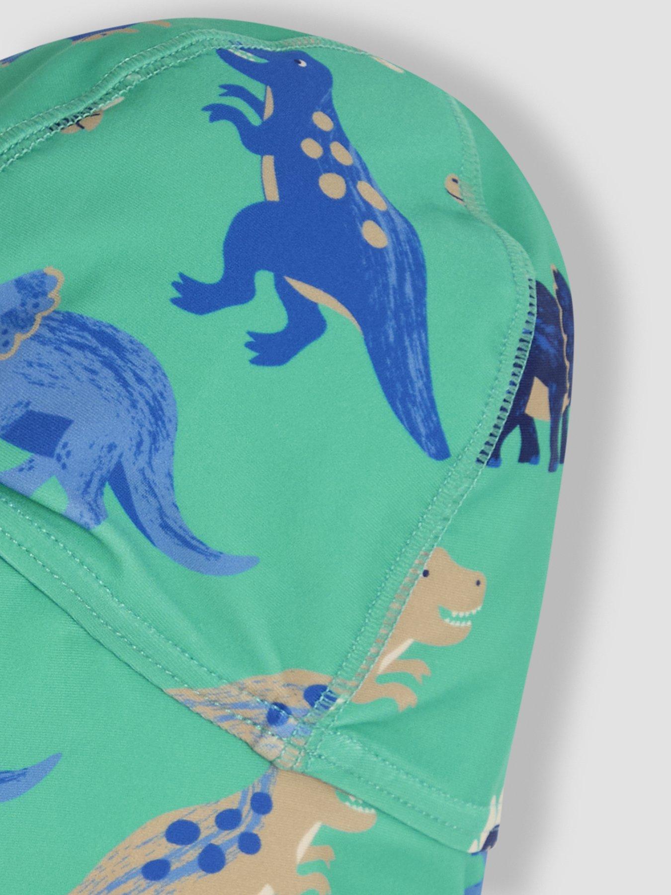  image of jojo-maman-bebe-boys-dinosaur-sun-protection-hat-blue