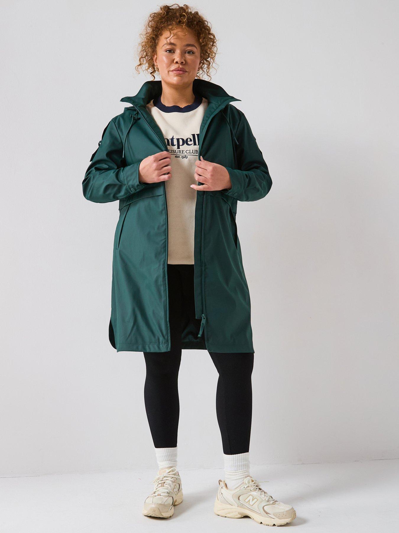 undefined Rubberised Hooded Rain Mac