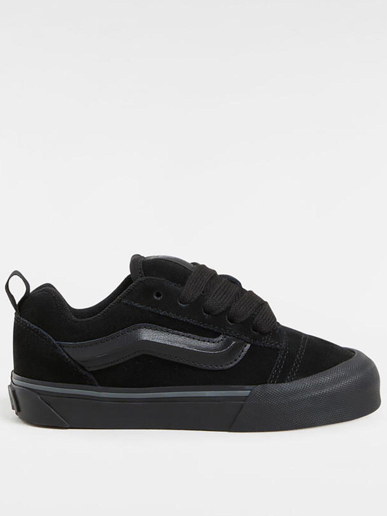 Vans Kid's Knu Skool Trainers - Black/Black