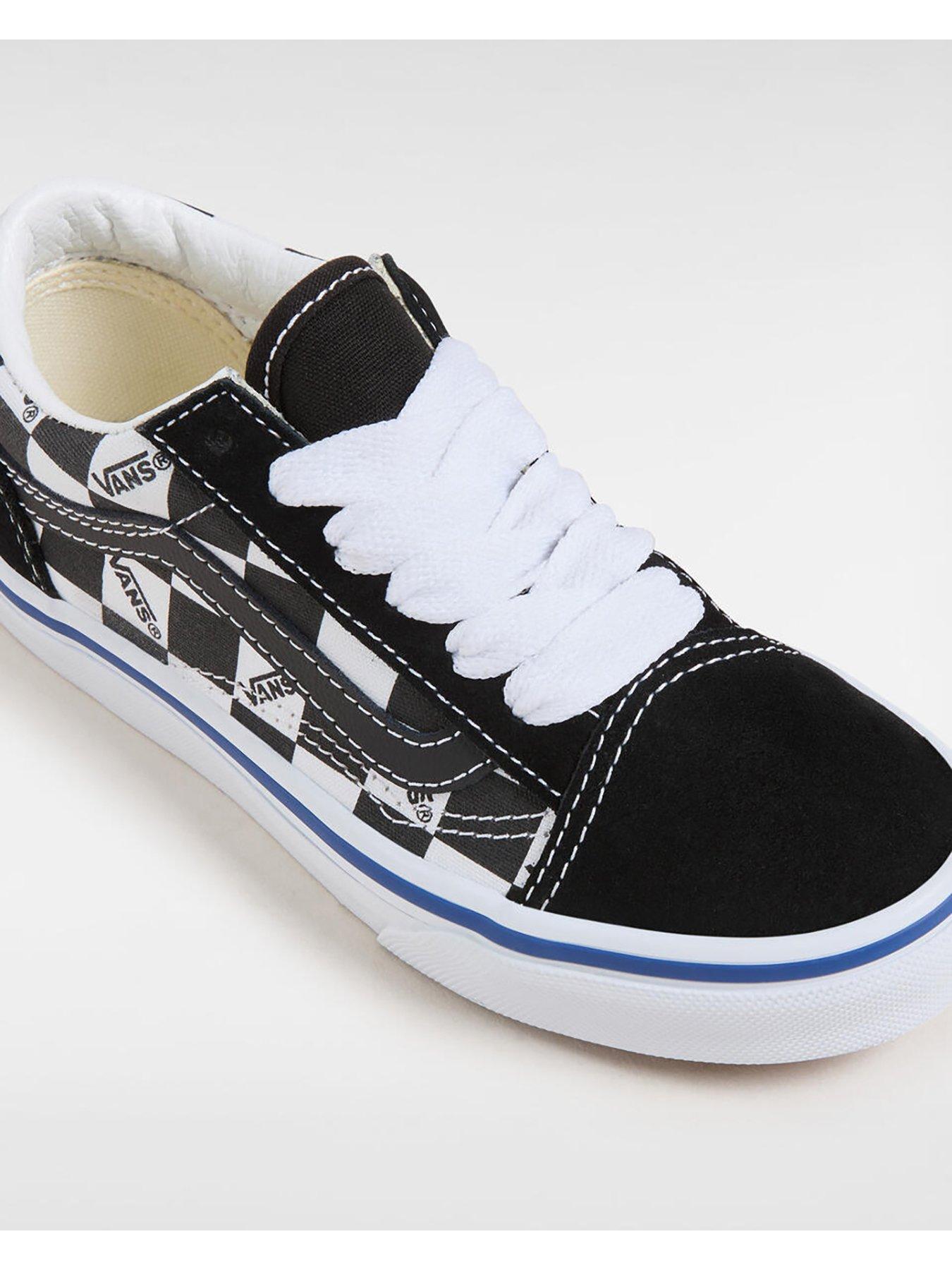  image of vans-kids-old-skool-trainers-blackwhite