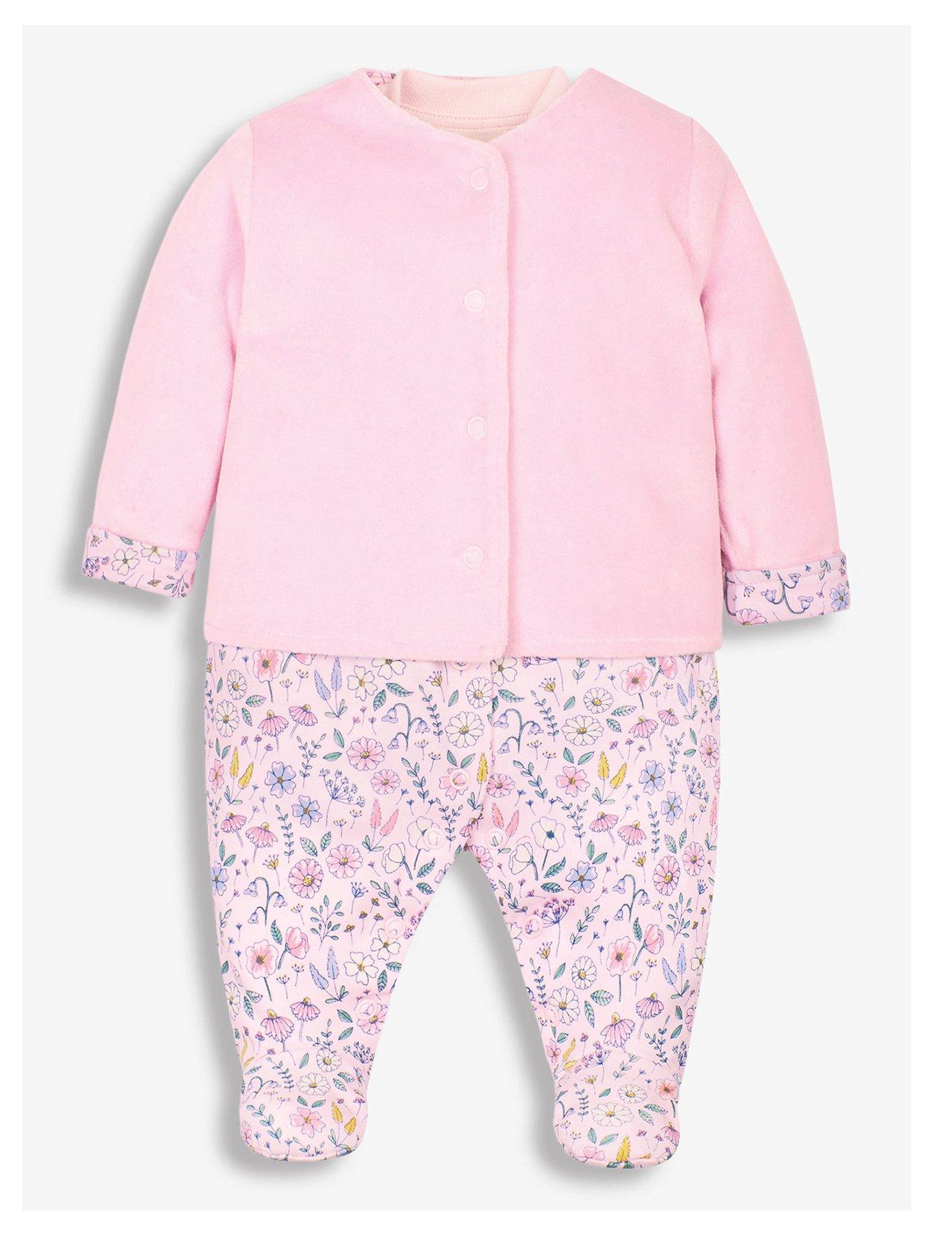jojo-maman-bebe-baby-girls-2-piece-sleepsuit-velour-jacket-set-multi