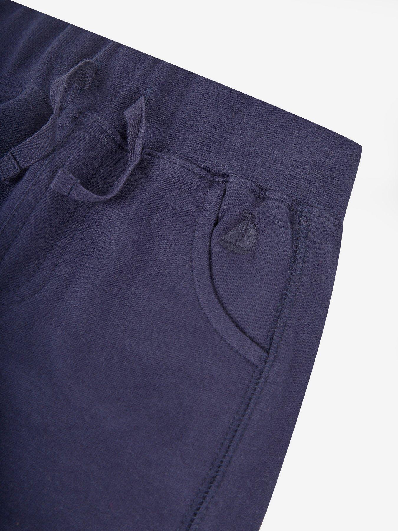  image of jojo-maman-bebe-boys-2-pack-cargo-joggers-blue