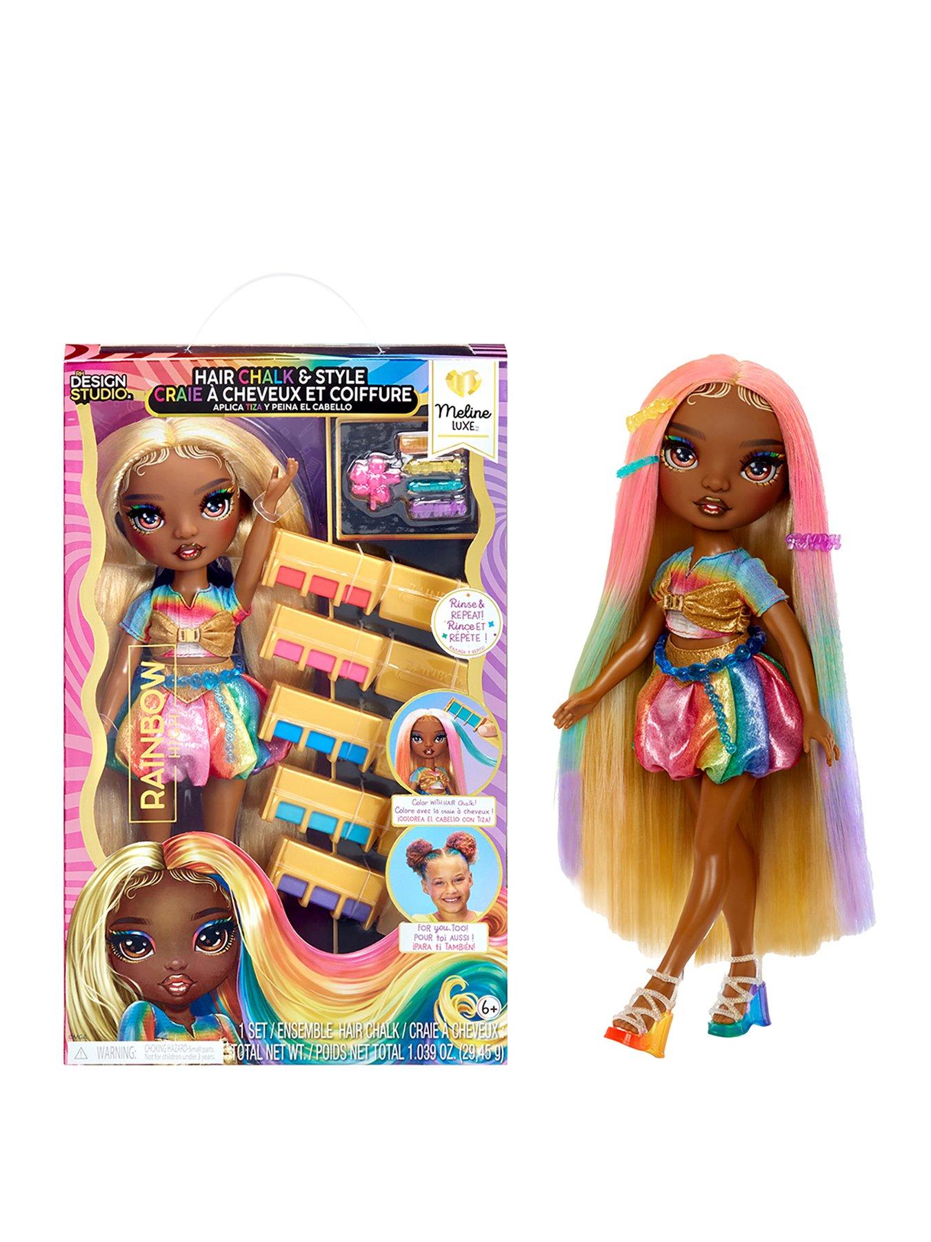 undefined Hair Chalk  &  Style Doll- Meline (Gold)