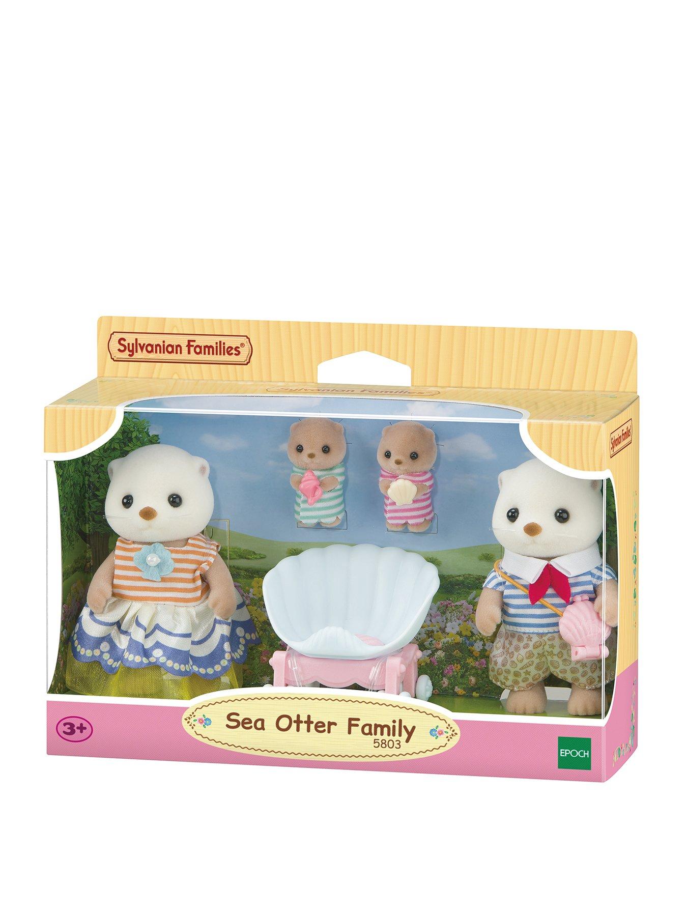 Image 1 of 6 of Sylvanian Families Sea Otter Family Playset