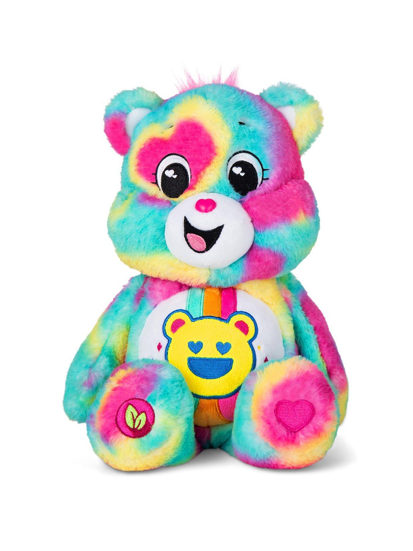 Image 1 of 8 of Care Bears 35cm Medium Plush Good Vibes Bear  (Eco Friendly)
