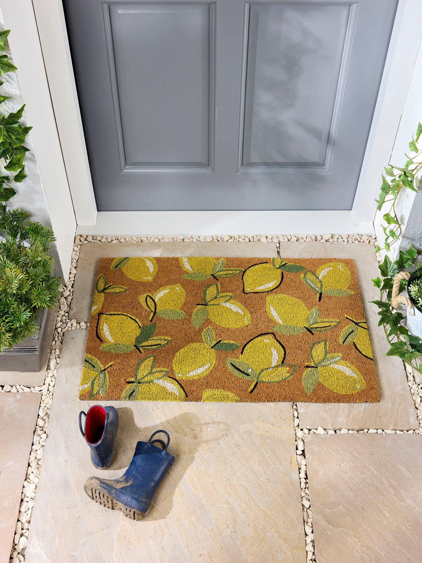 very-home-sicilian-lemons-doormat-beigelemon
