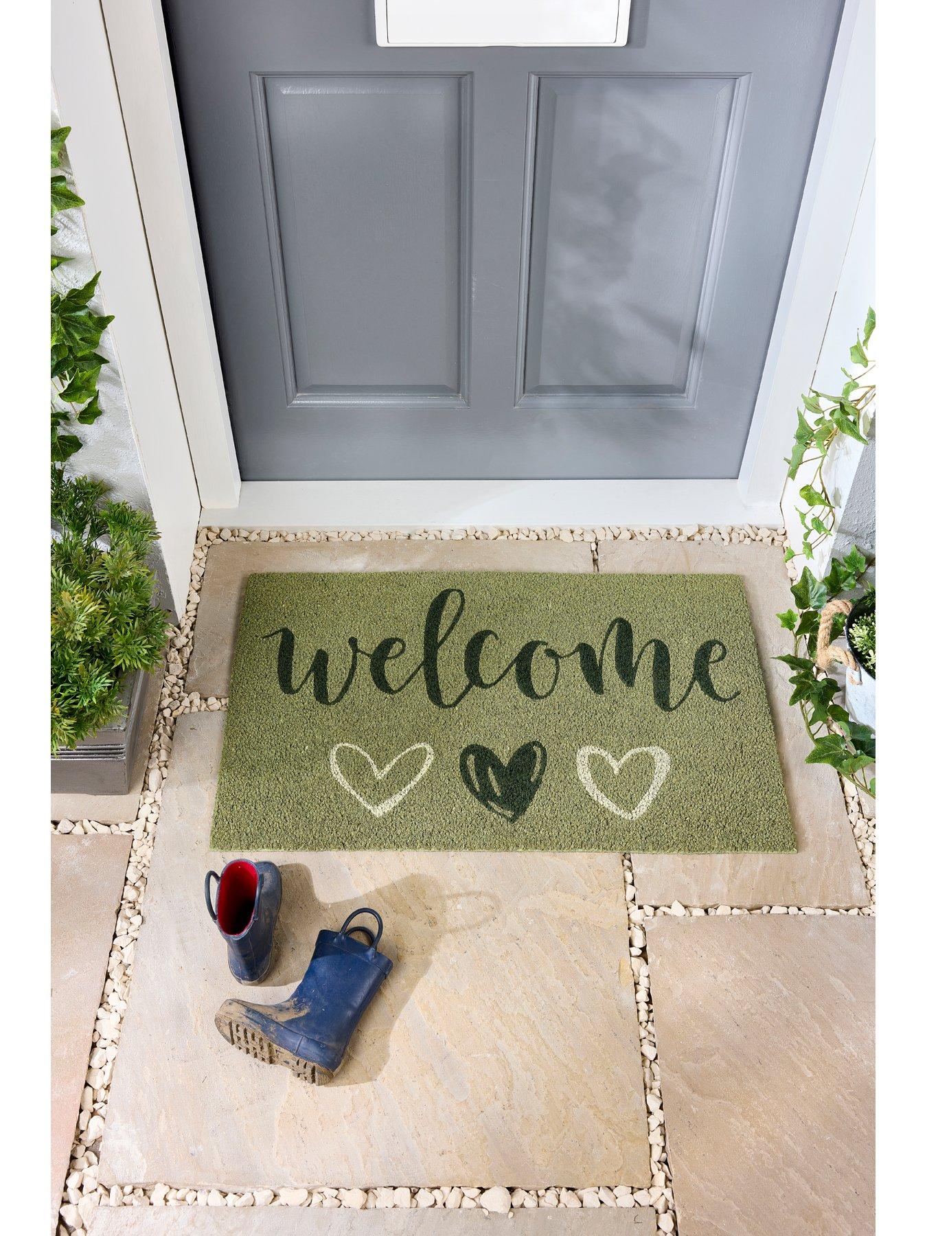  image of very-home-my-welcome-heart-doormat