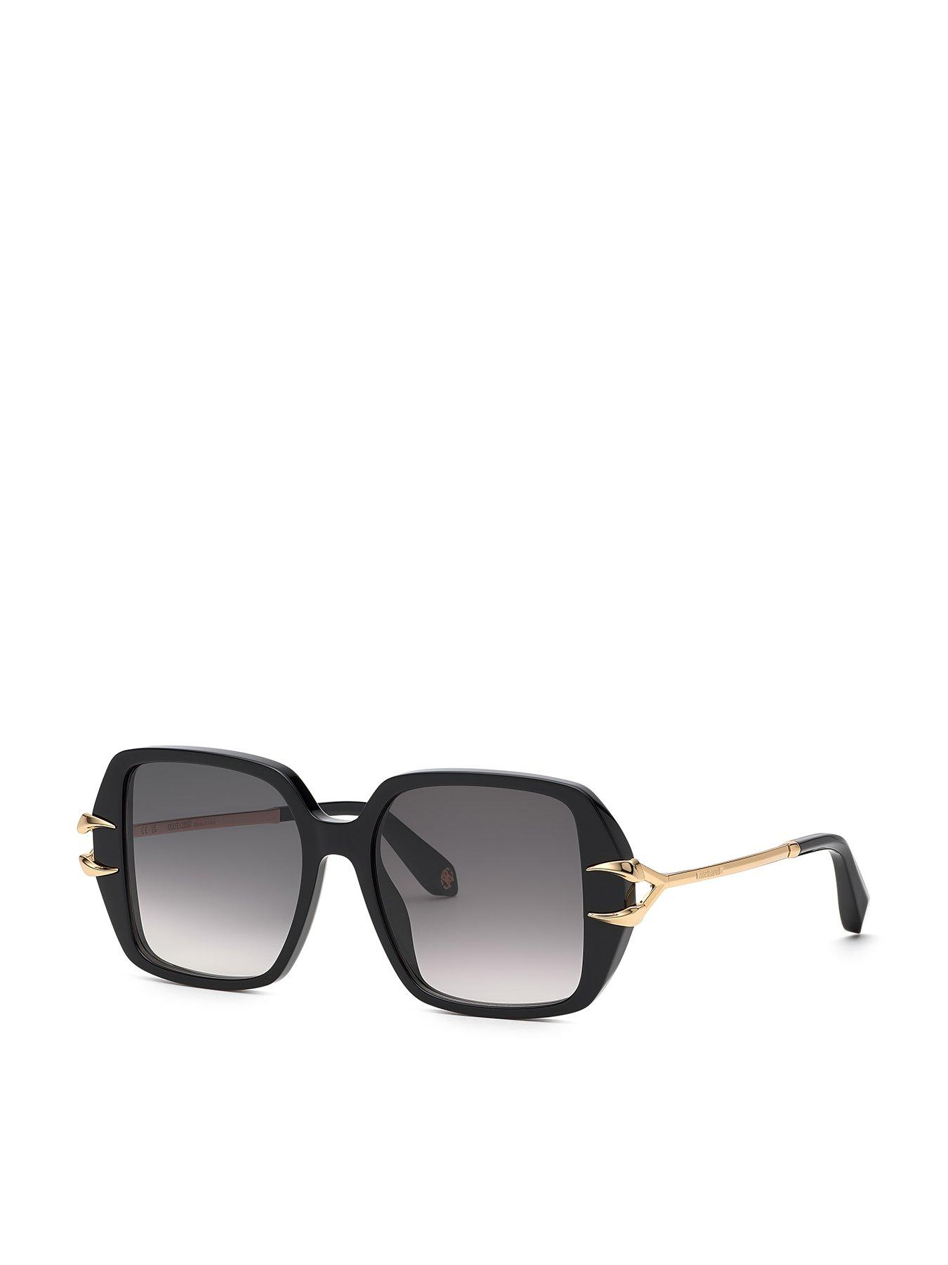 Roberto Cavalli Fang Collection Sunglasses - Black