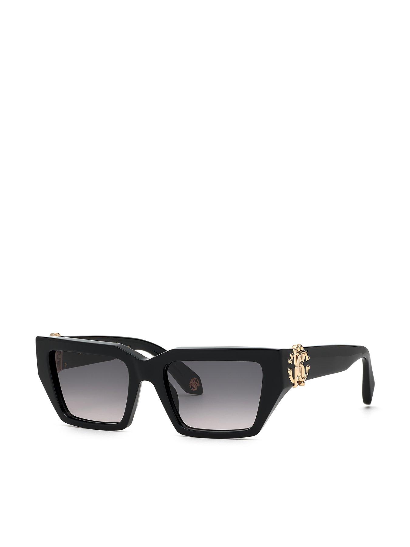 Roberto Cavalli Monogram Collection Sunglasses - Black