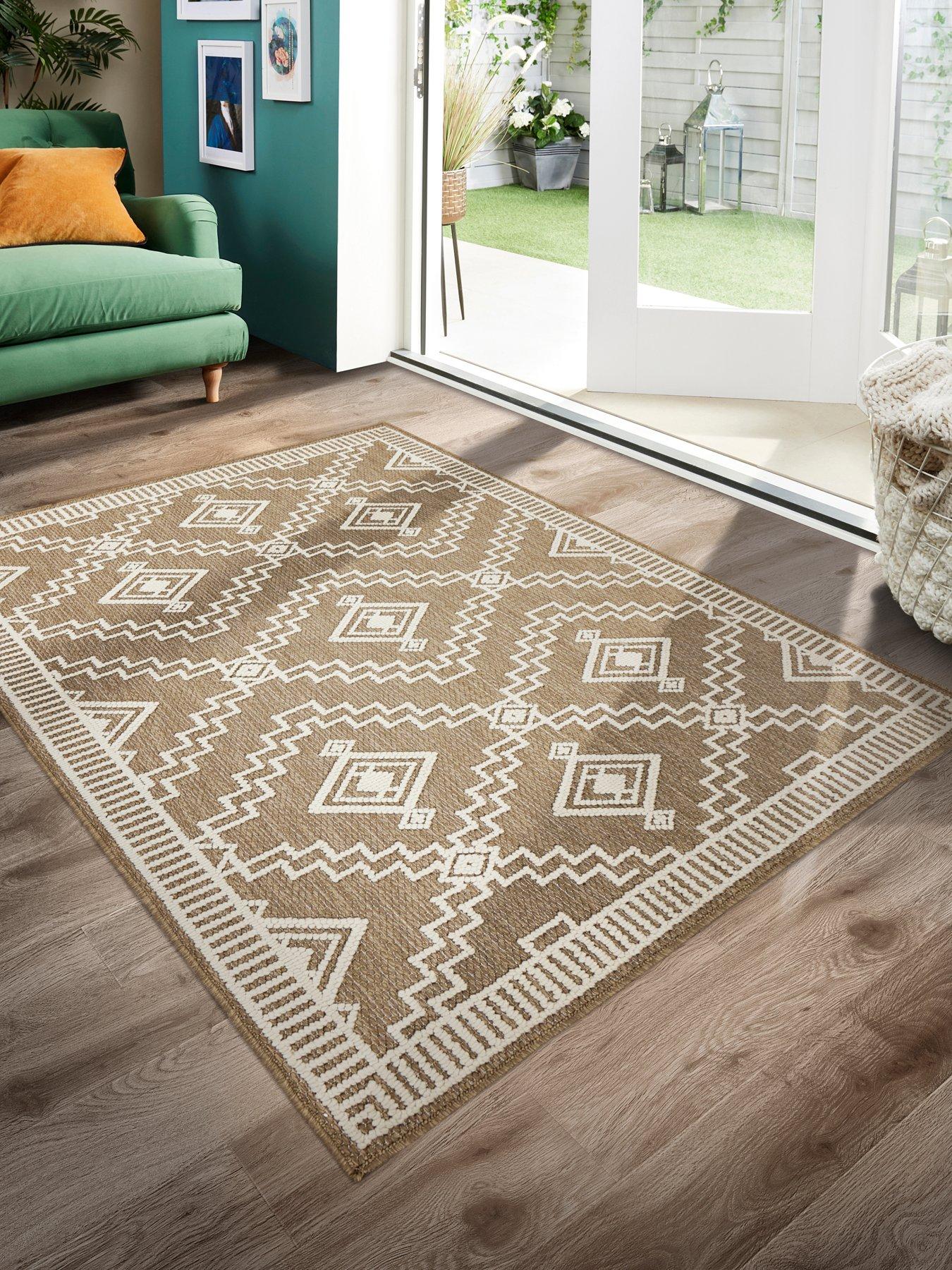 The Very Collection Atlas Diamond Flatweave Indoor/Outdoor Rug