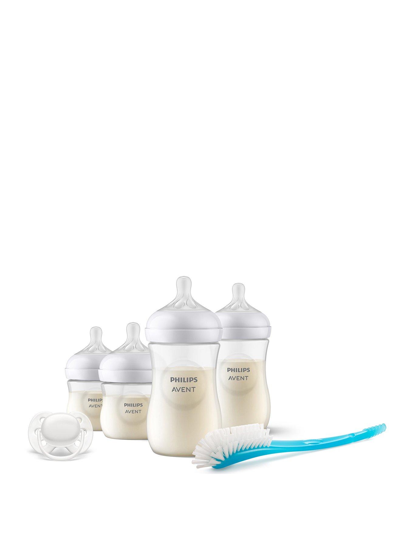 Image 2 of 7 of Avent Philips Avent Baby Bottle Newborn Gift Set - 4x Baby Bottles, Soother and Bottle Brush, SCD838/11