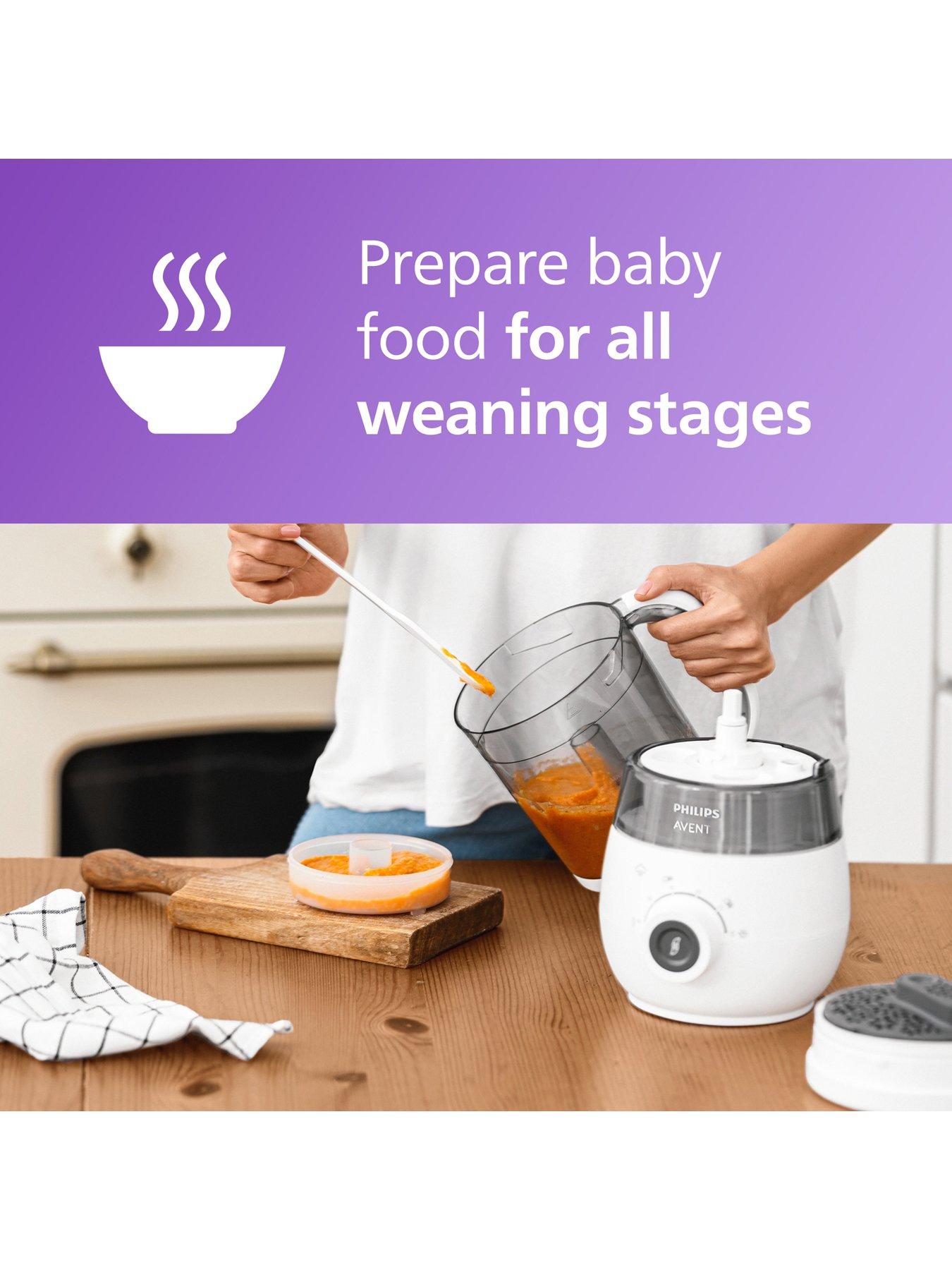 Avent Philips Avent Premium 4-in-1 Steamer and Blender, Baby Food
