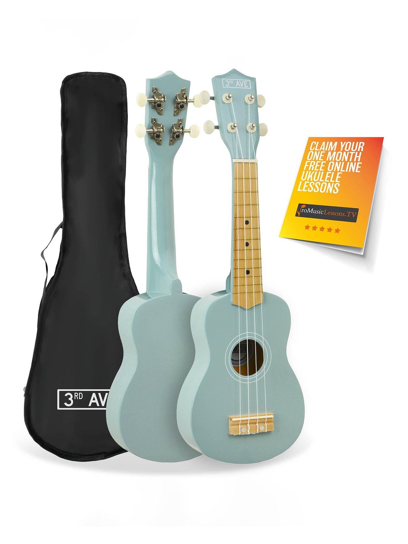 3rd-avenue-pastel-blue-soprano-ukulele-with-bag