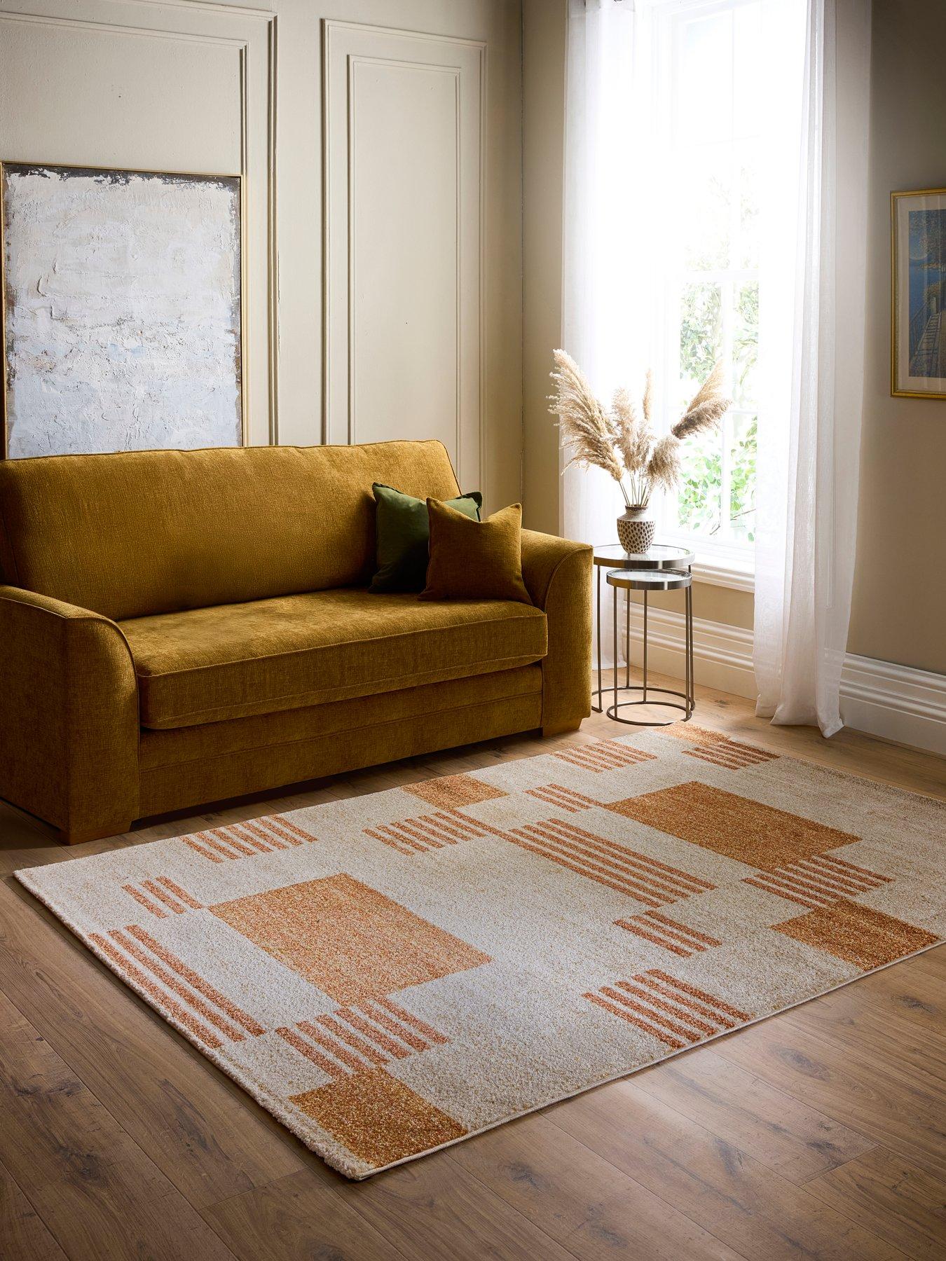 Very Home Nomad Block And Lines Rug - Multi