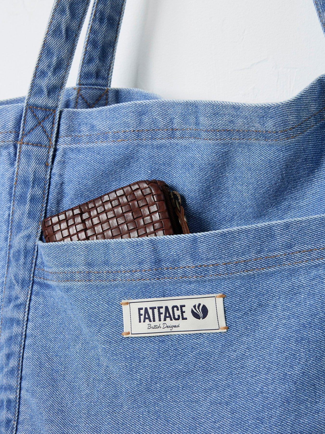  image of fatface-astrid-pocket-tote-bag-blue
