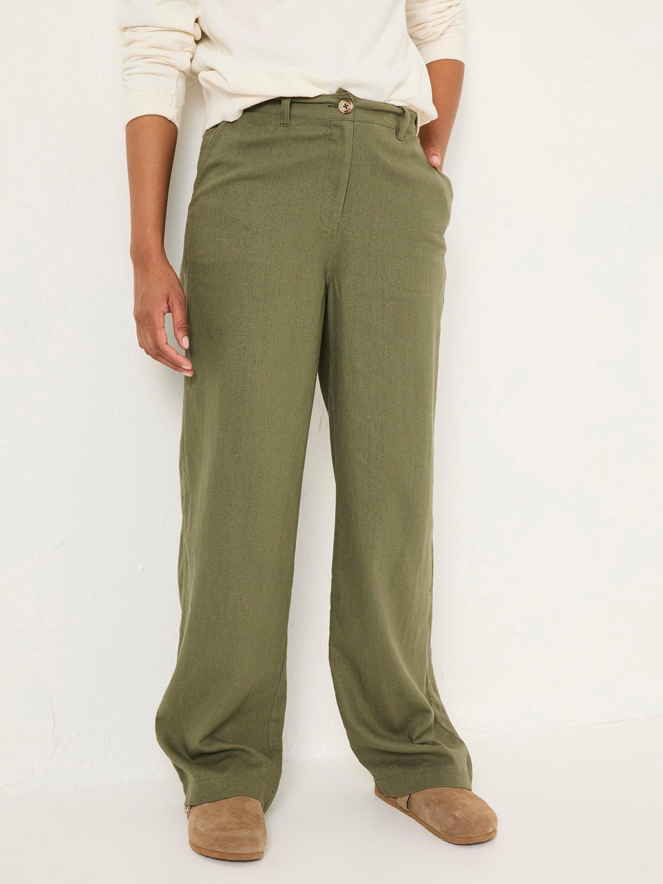  image of fatface-ellie-trouser-green
