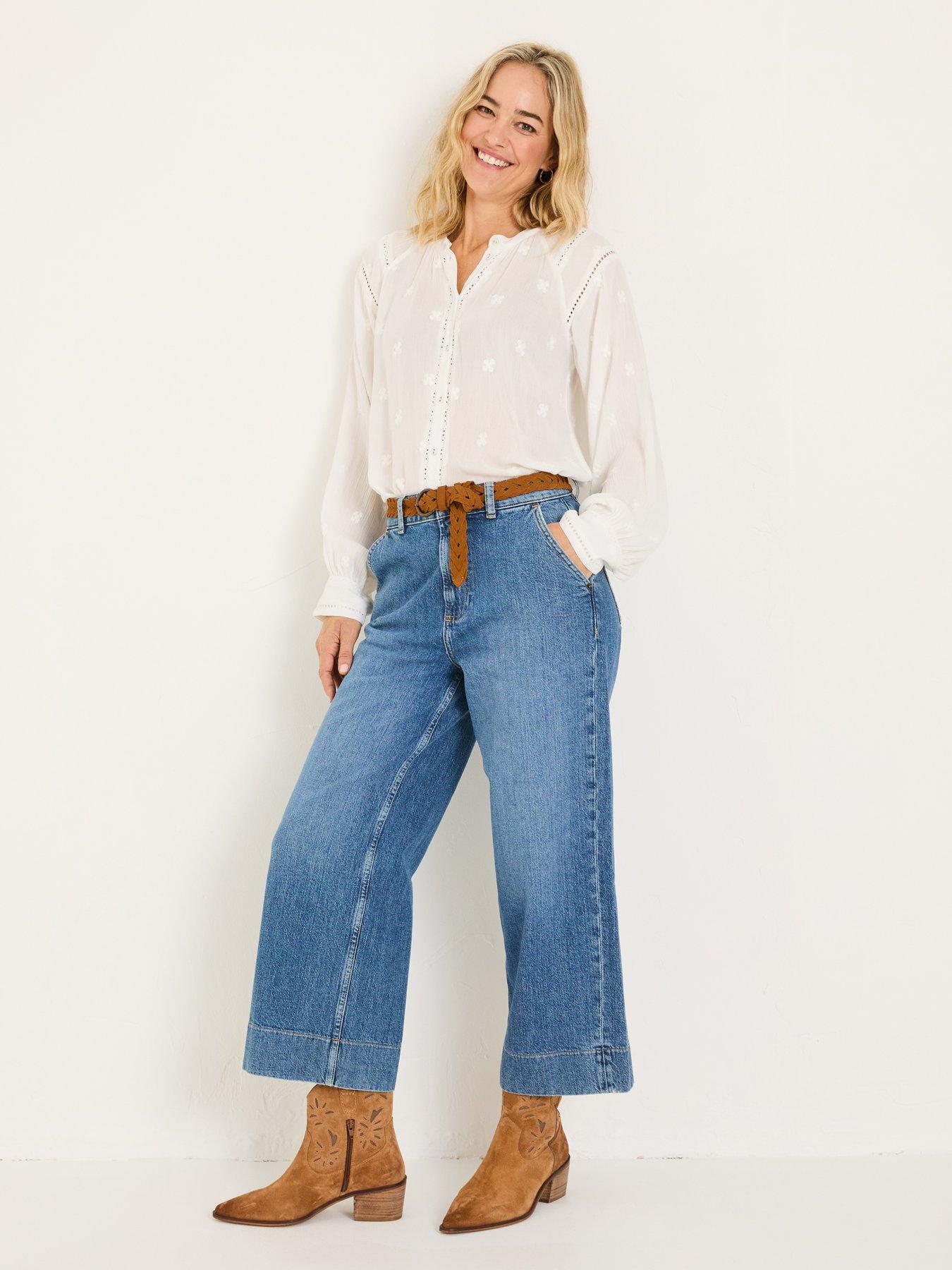  image of fatface-orla-embroidered-blouse-white