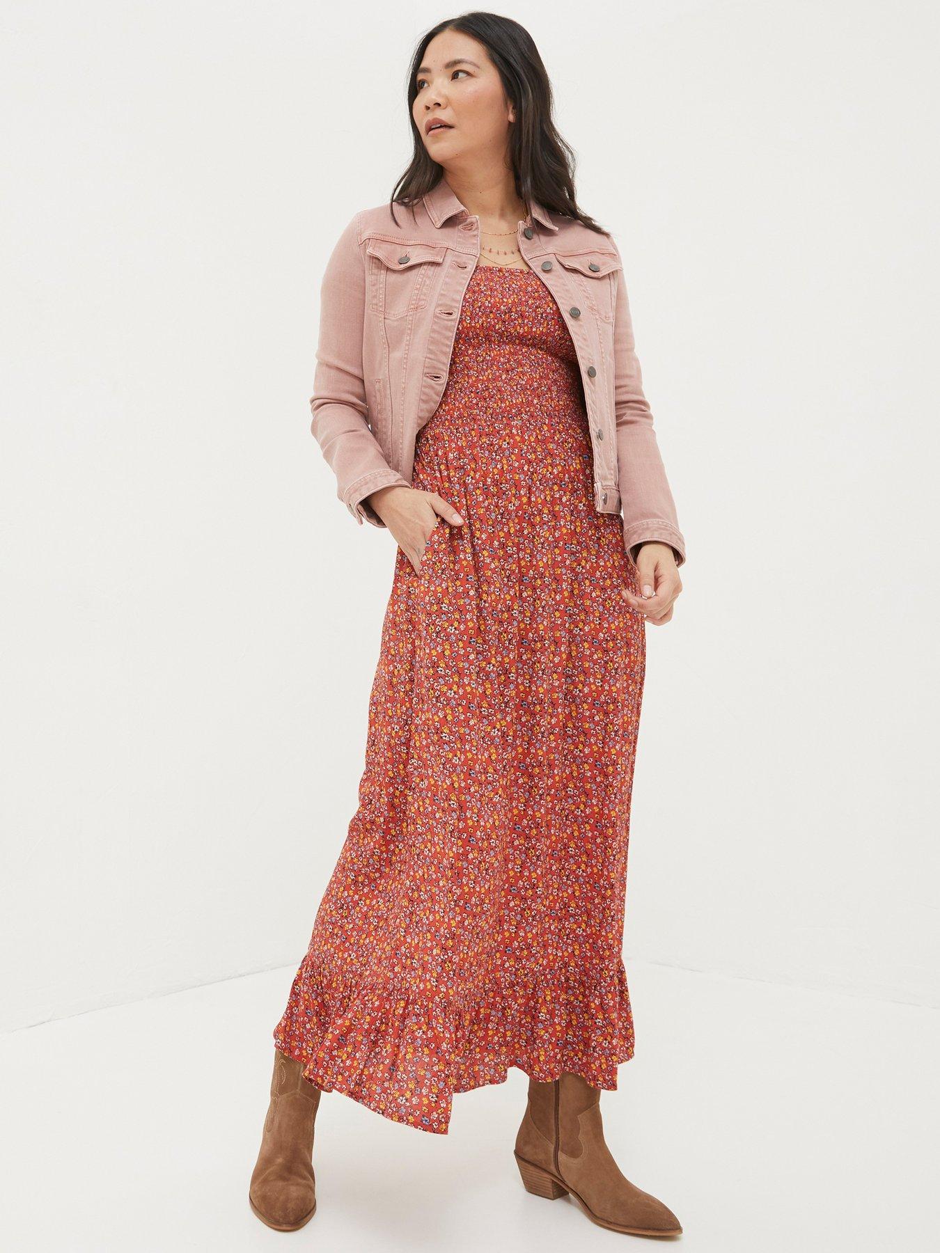  image of fatface-tasha-denim-jacket-pink