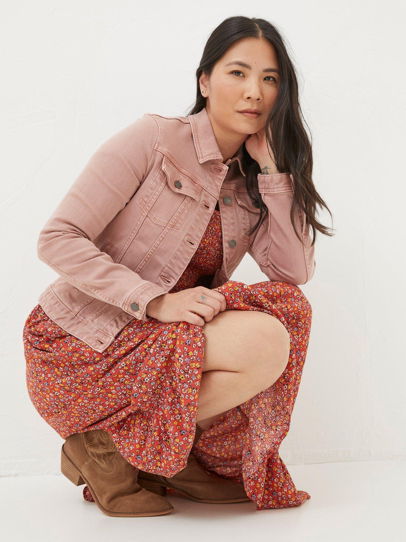  image of fatface-tasha-denim-jacket-pink