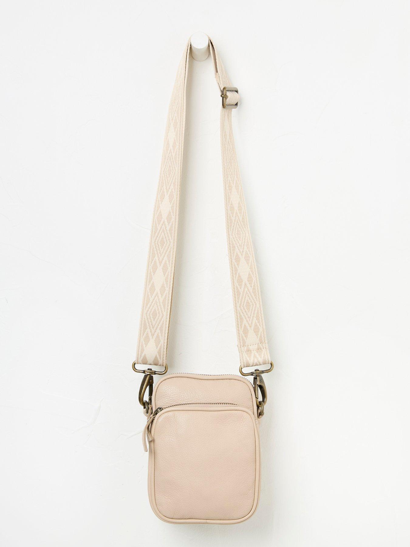 Image 2 of 2 of FatFace Large Phone Bag - Beige