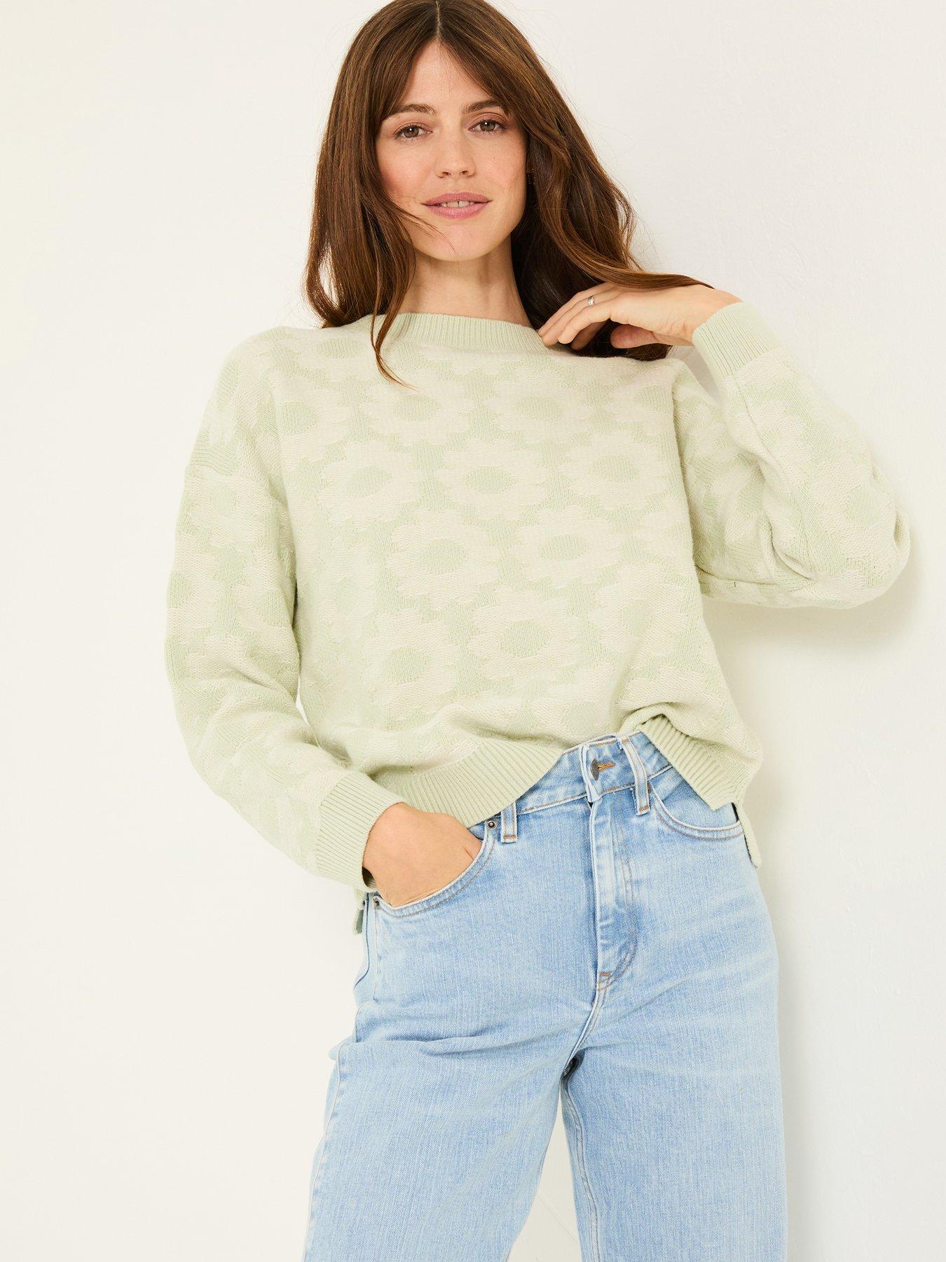 fatface-floral-jumper-green