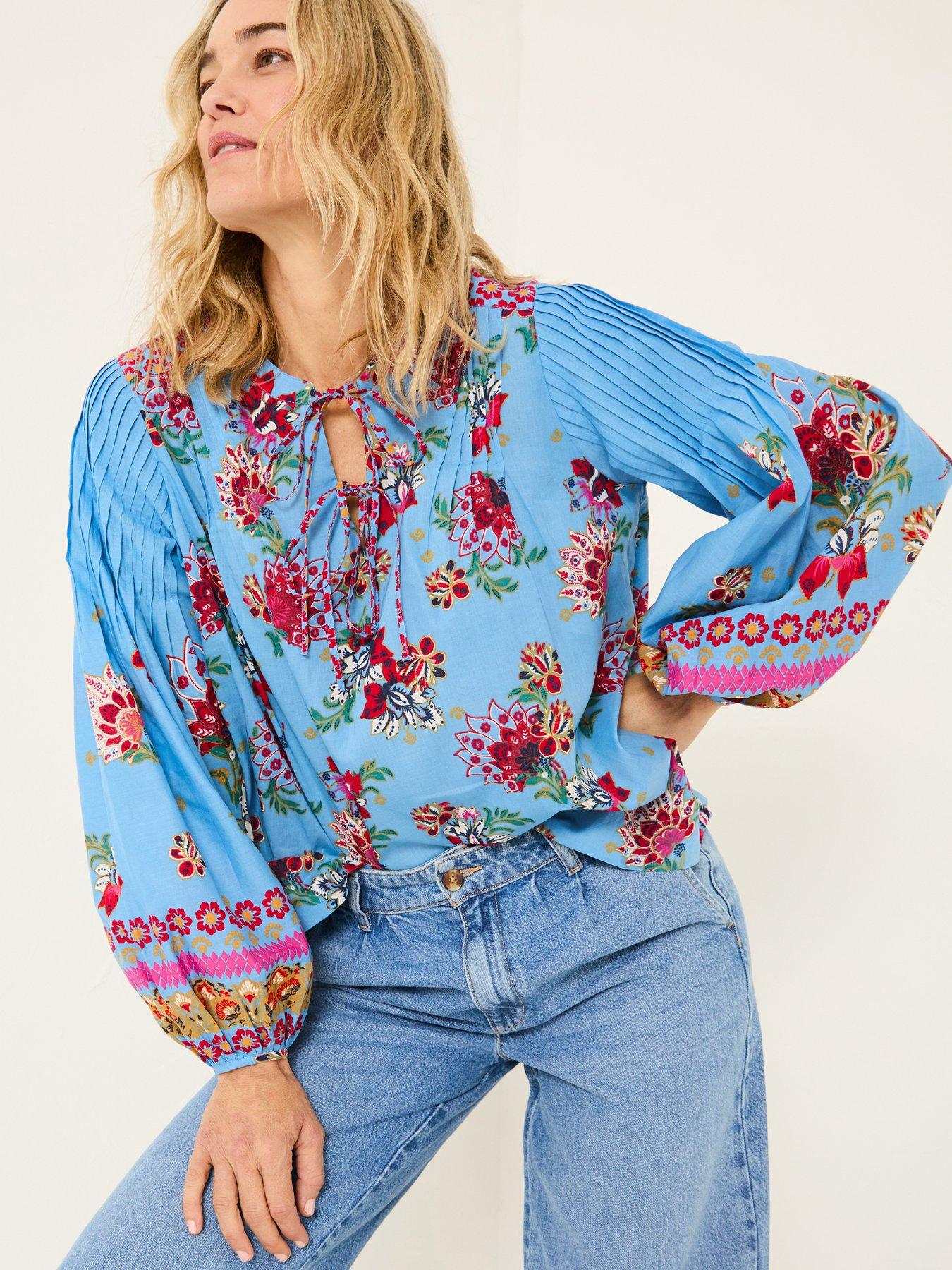 undefined Sandy Blouse - Blue