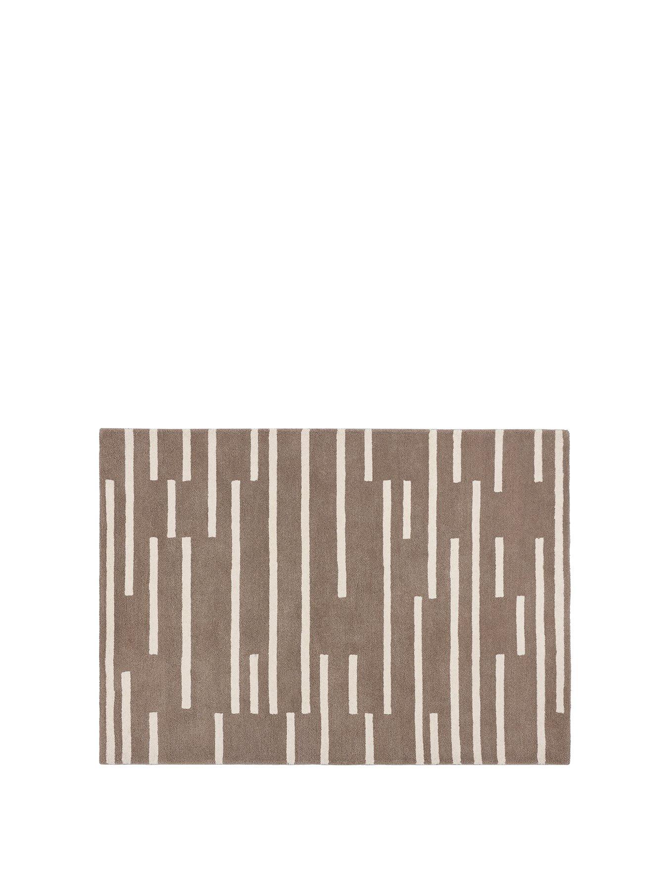  image of very-home-classic-broken-striped-100-pure-wool-rug