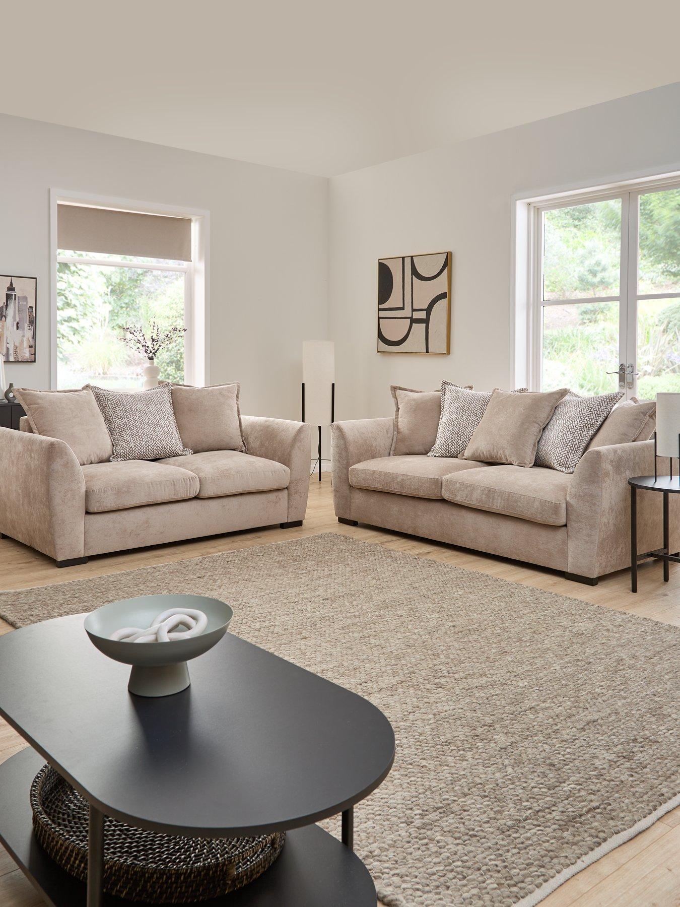 The Very Collection Havana 3 Seater + 2 Seater Sofa Set (Buy  &  SAVE!) - FSC Certified