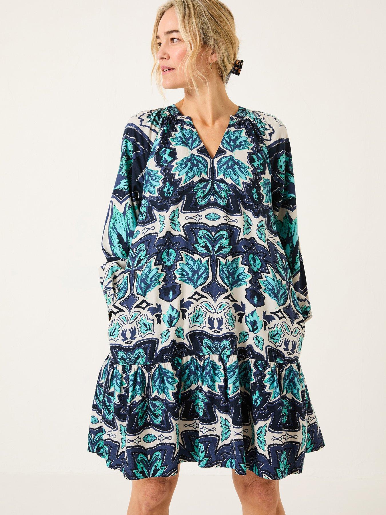 undefined Amy Mirrored Dress - Blue