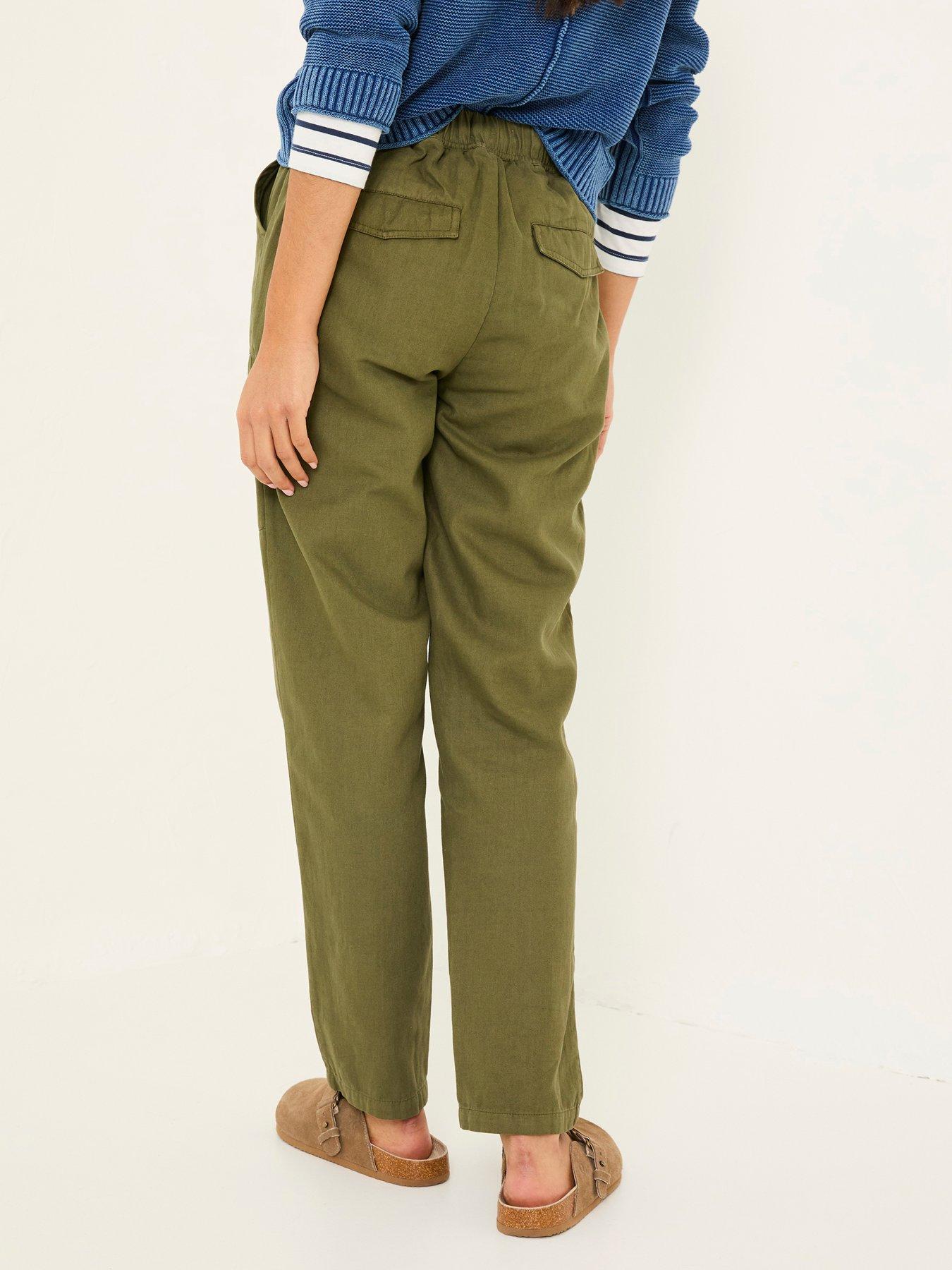  image of fatface-hoyton-cargo-trouser-green