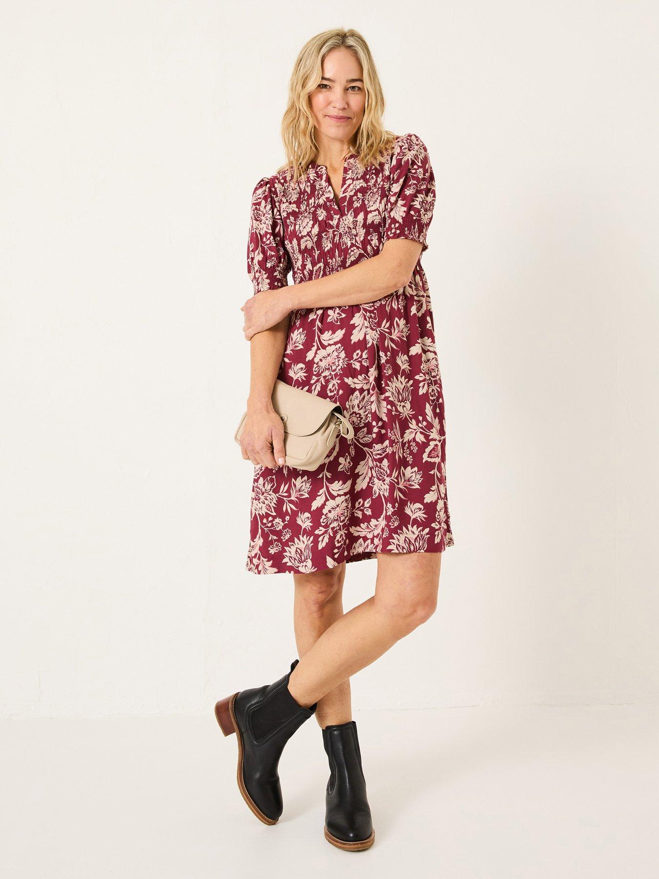 fatface-juniper-dress-red