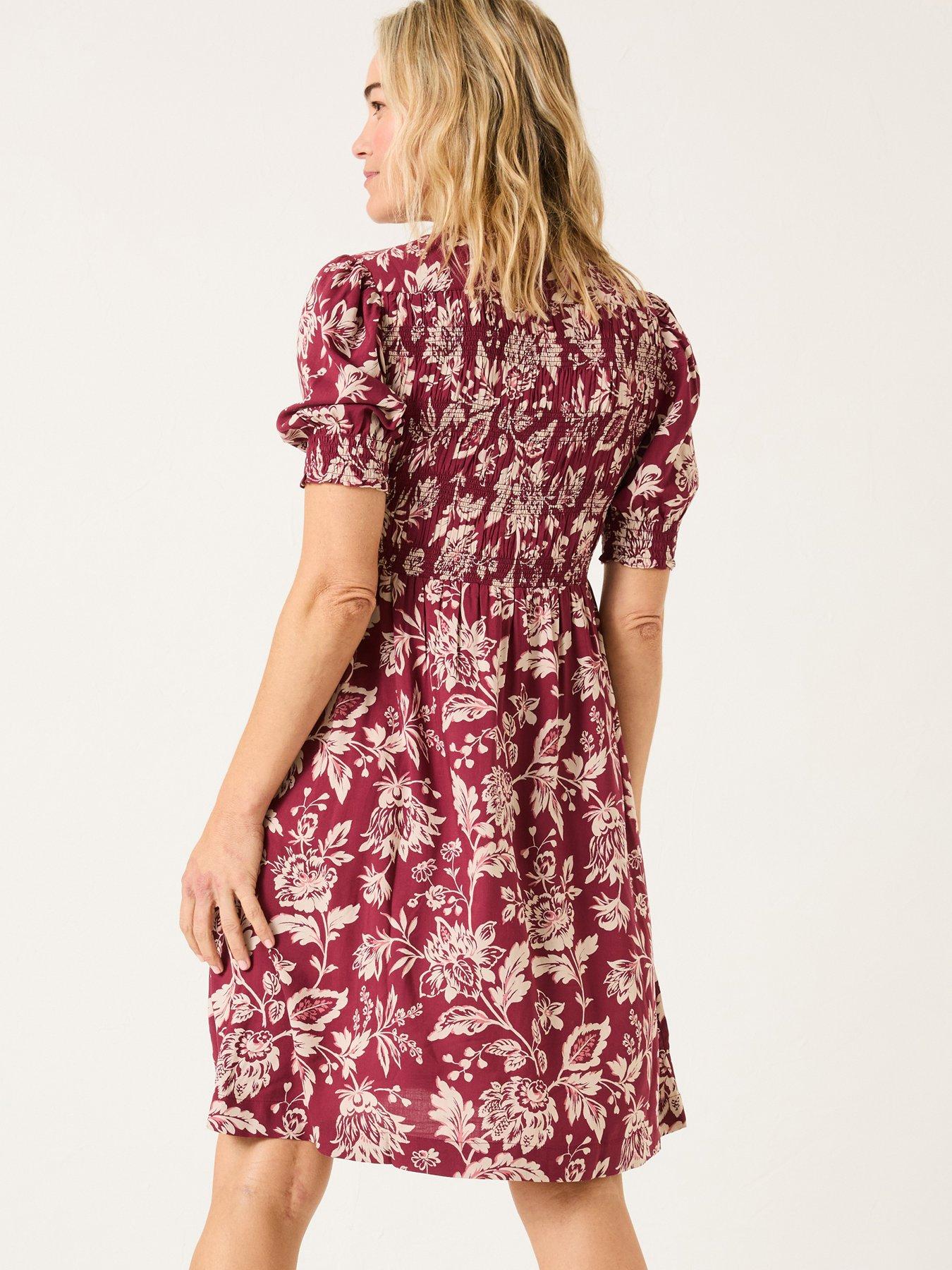  image of fatface-juniper-dress-red