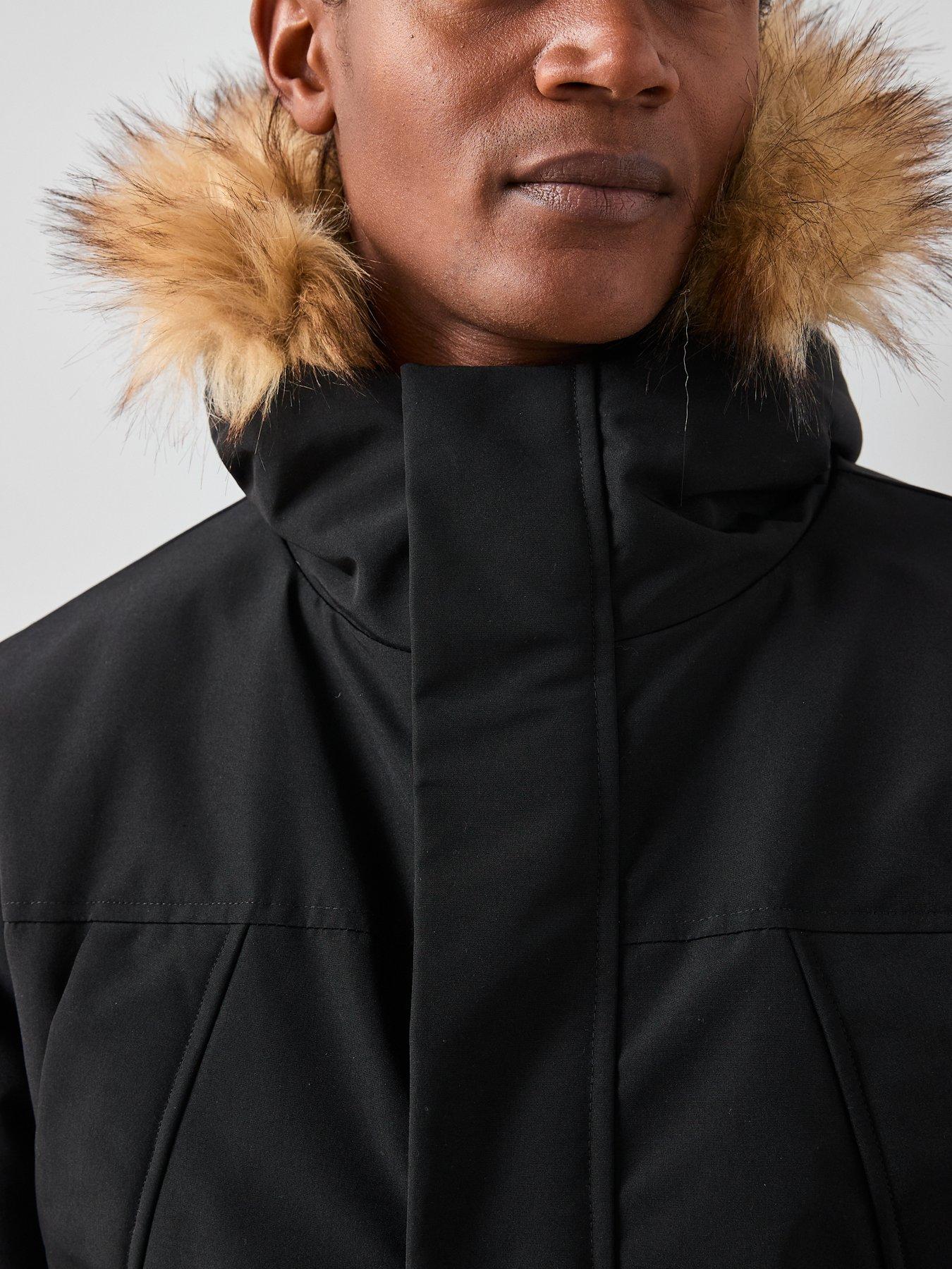  image of the-very-collection-4-pocket-padded-parka-jacket-black