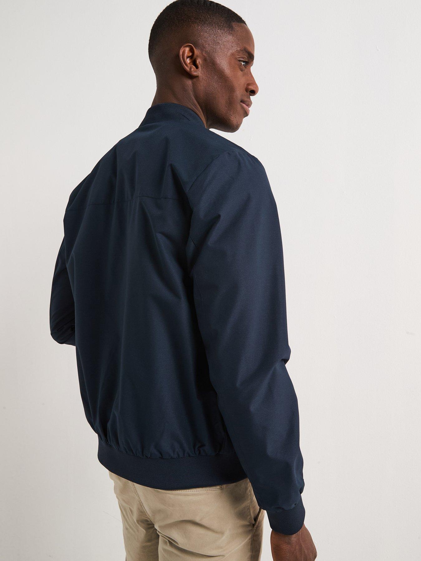 Image 2 of 6 of The Very Collection Shower Resistant Bomber Jacket - Navy