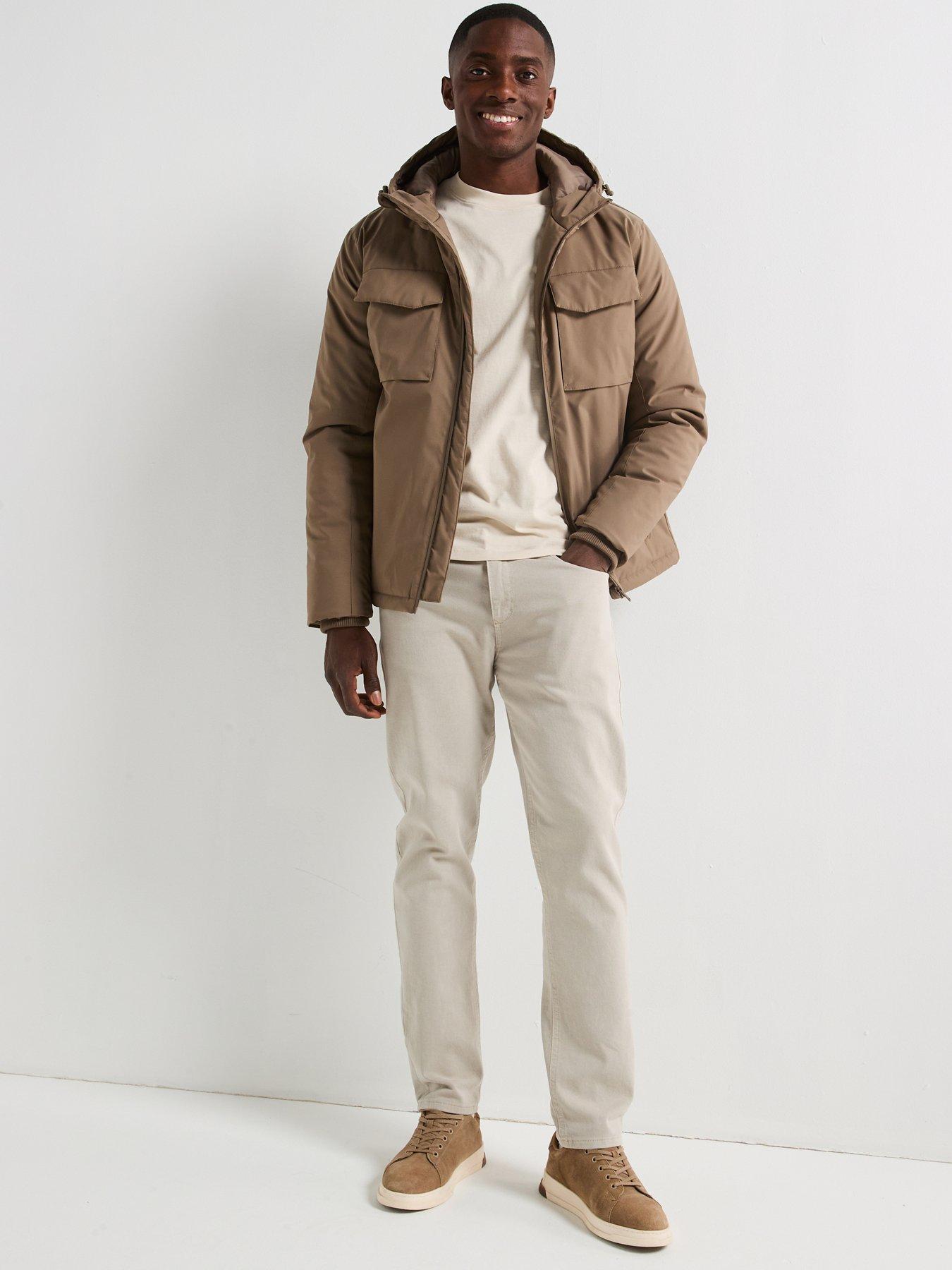 Image 3 of 6 of Very Man 4 Pocket Padded Jacket - Beige
