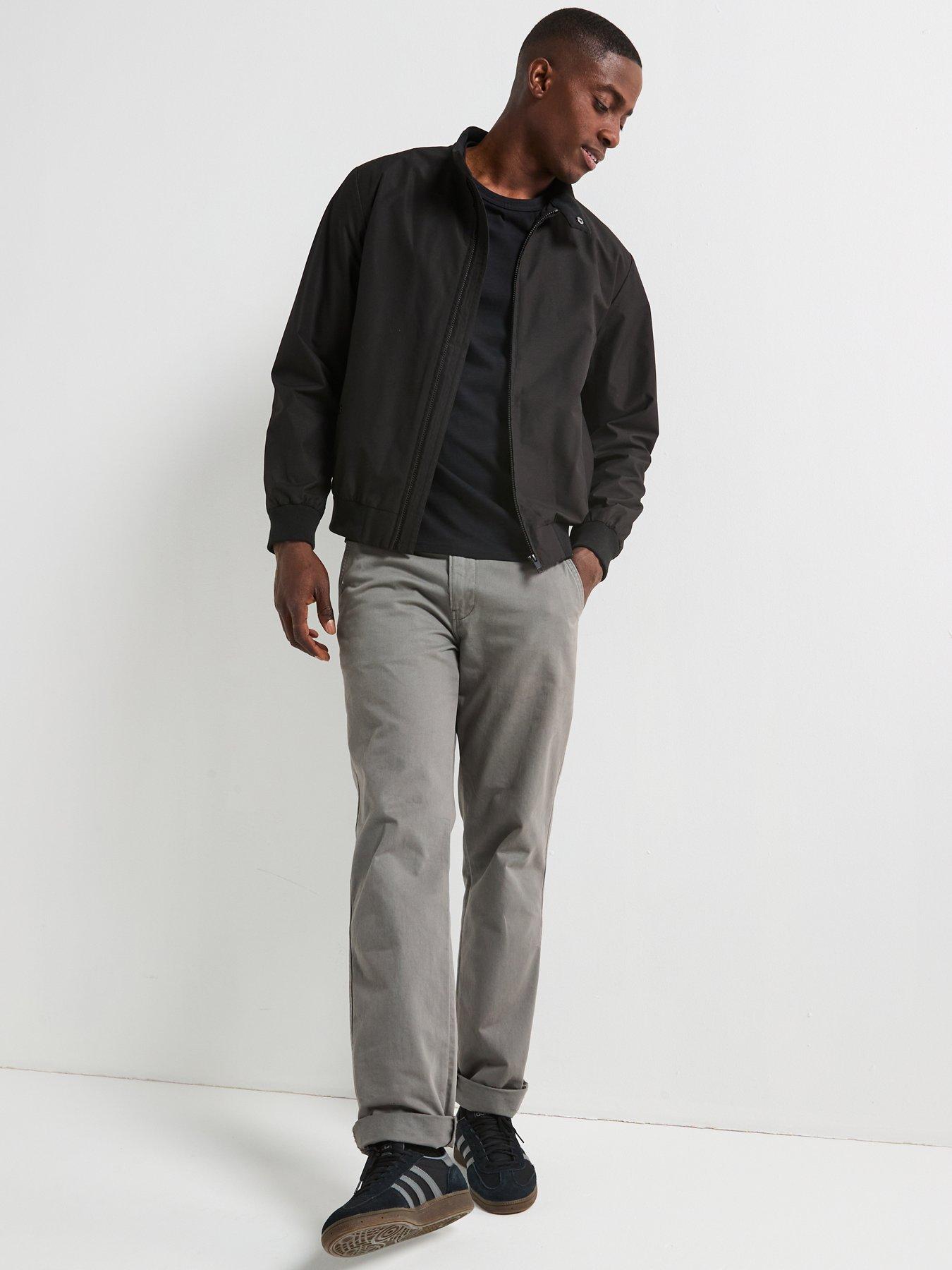 Image 3 of 6 of The Very Collection Shower Resistant Harrington Jacket - Black