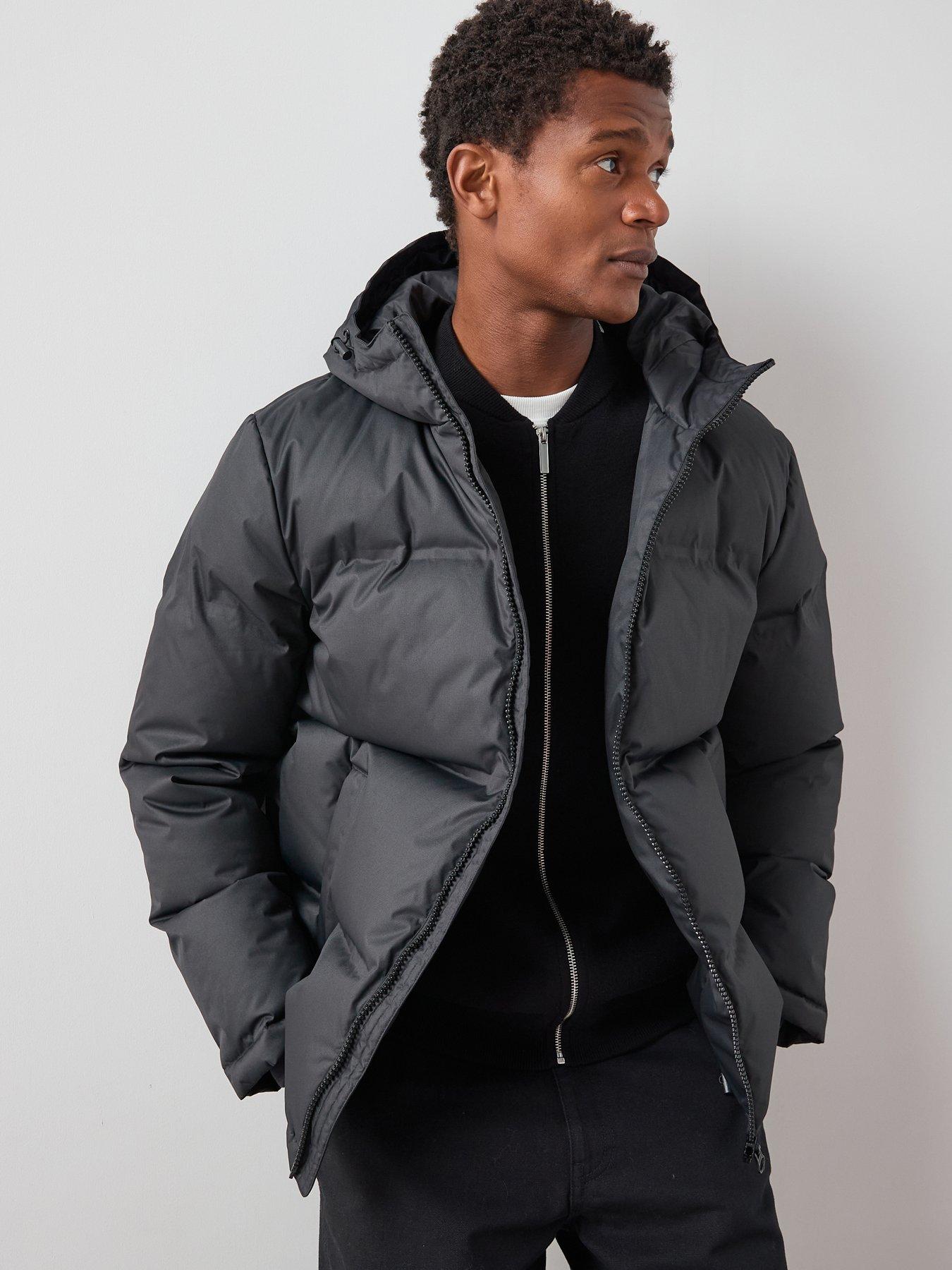 undefined Feather and Down Heatsealed Midweight Padded Jacket - Black