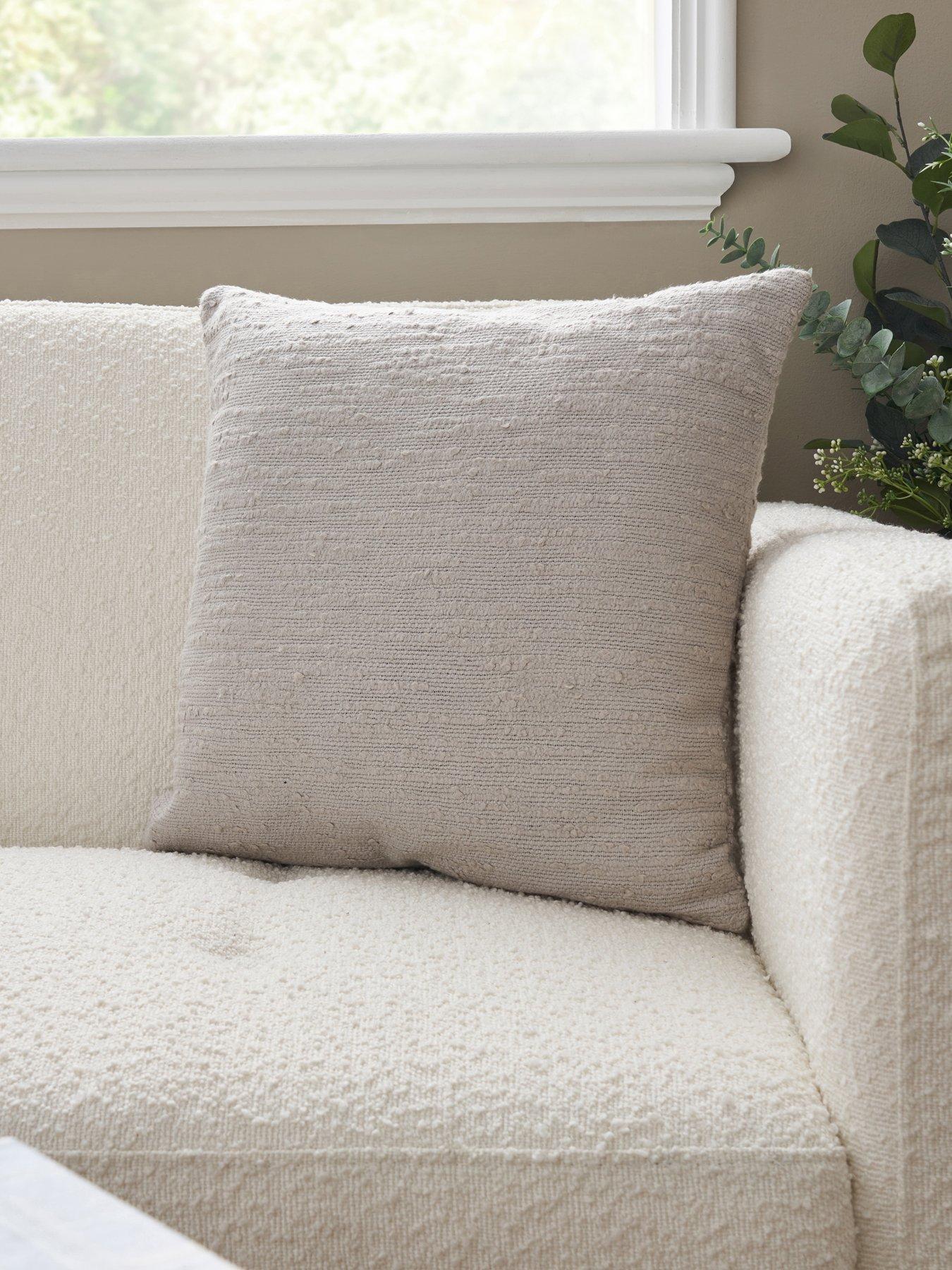 Very Home Textured Slub Cushion