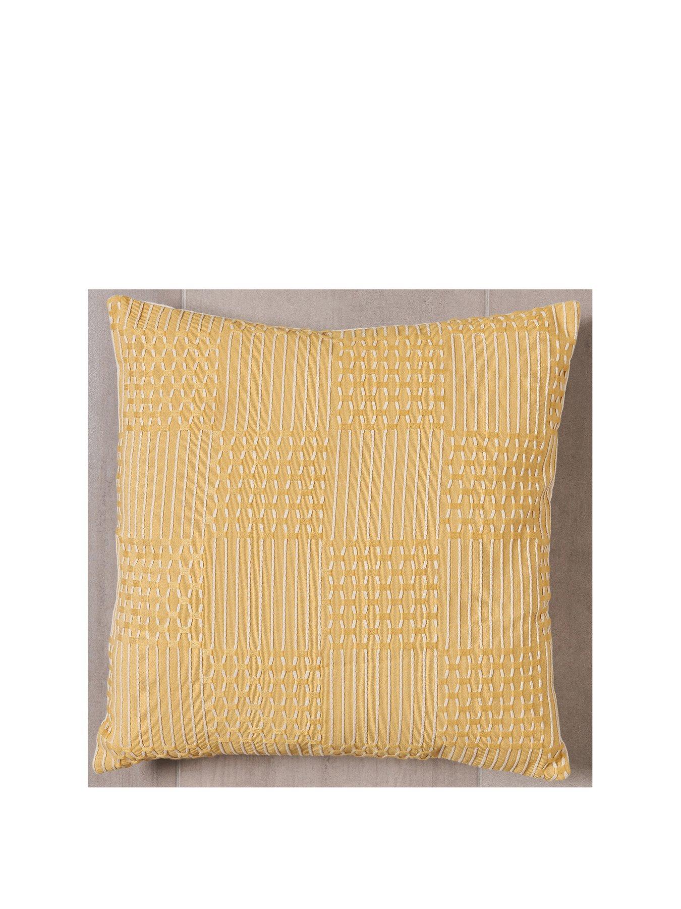  image of the-very-collection-checker-jacquard-cushion