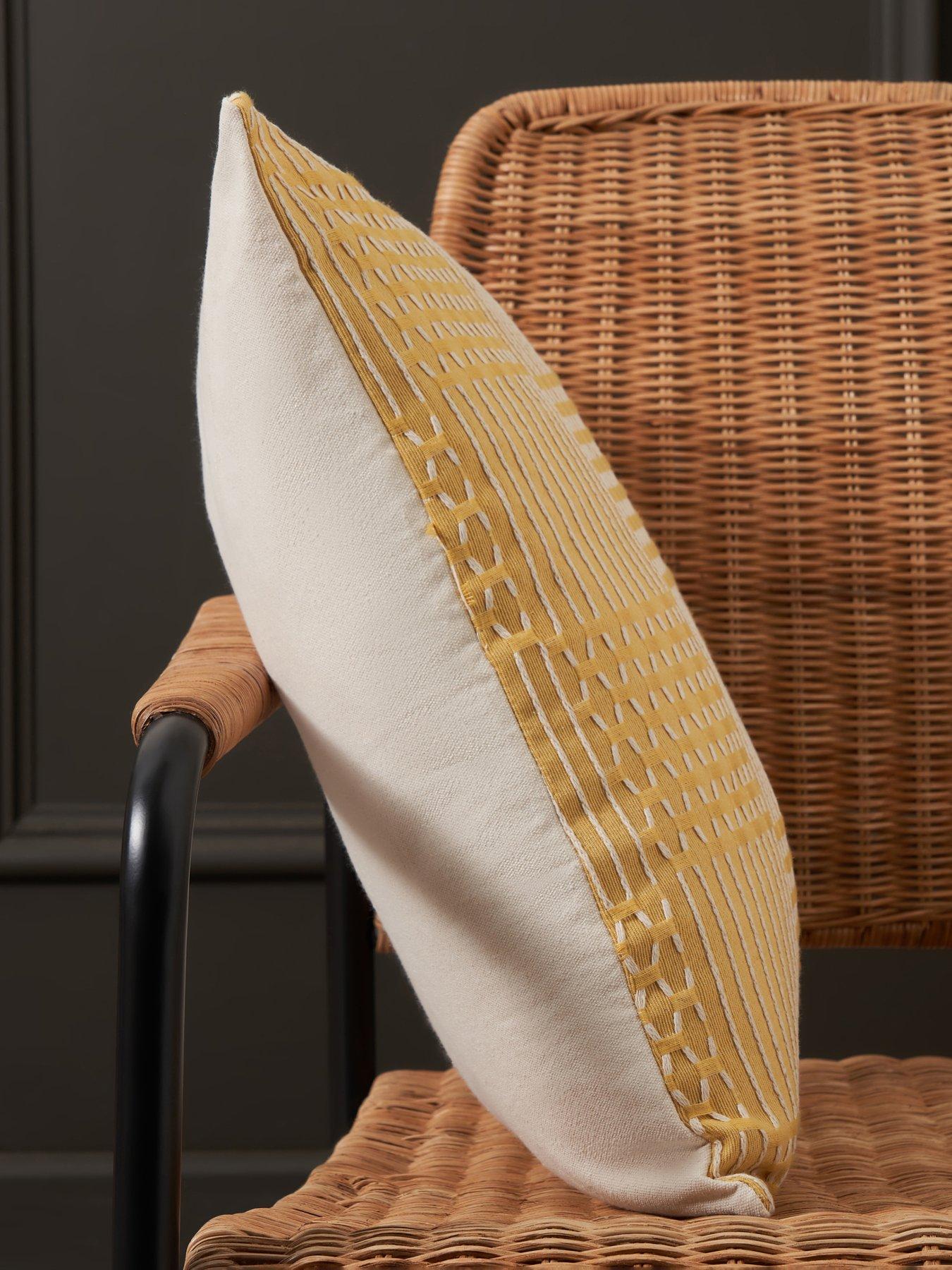  image of the-very-collection-checker-jacquard-cushion
