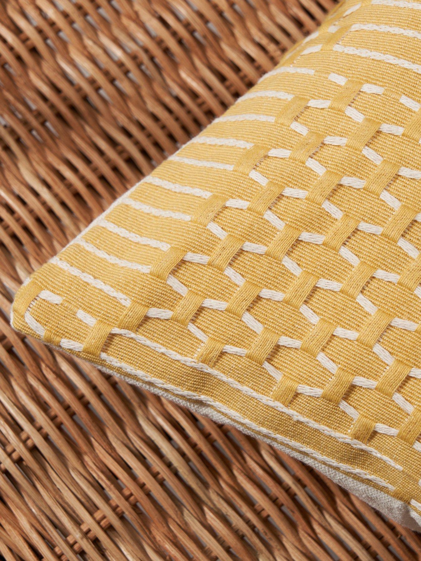 image of the-very-collection-checker-jacquard-cushion