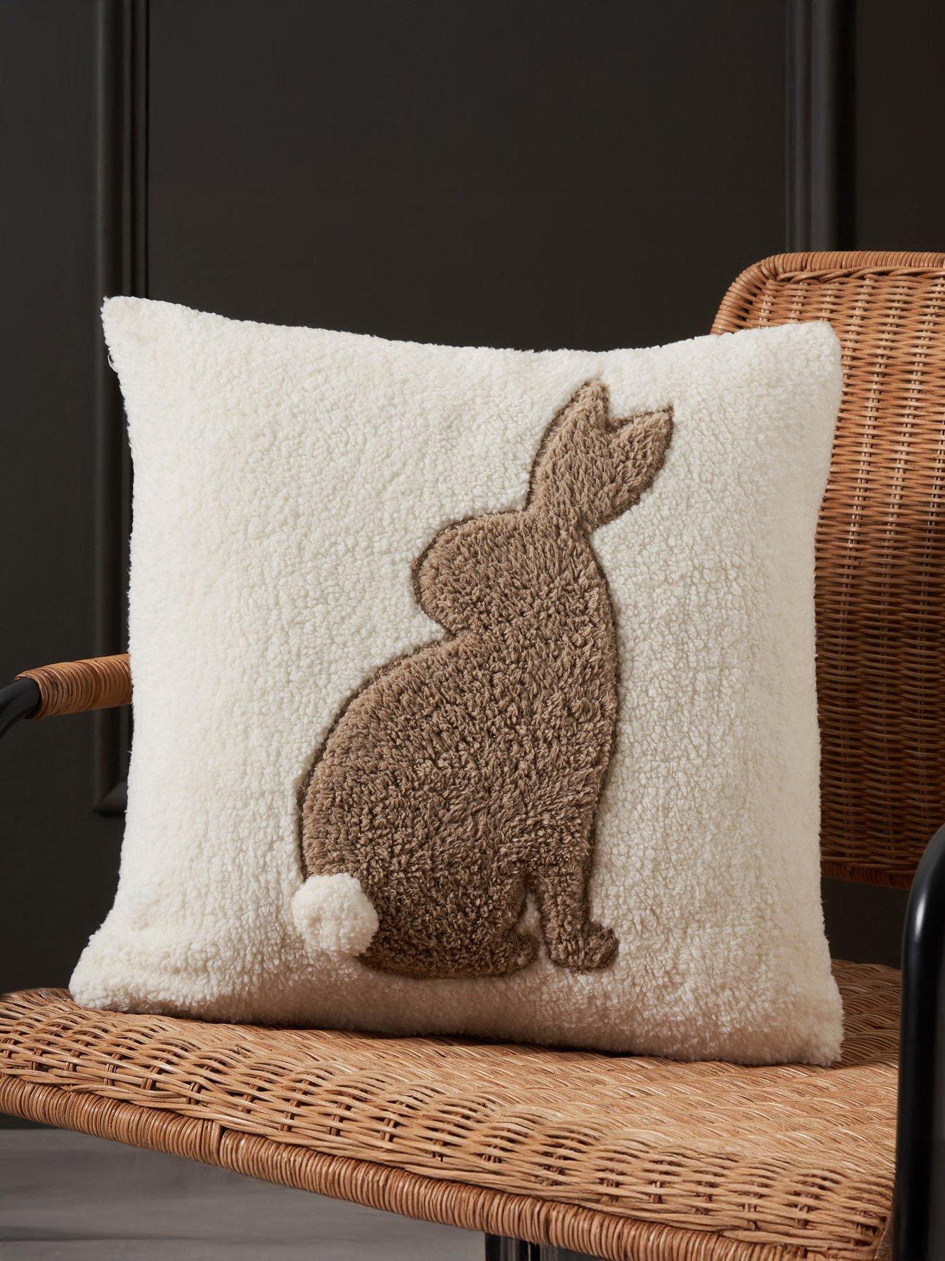 undefined Tufted Bunny Cushion