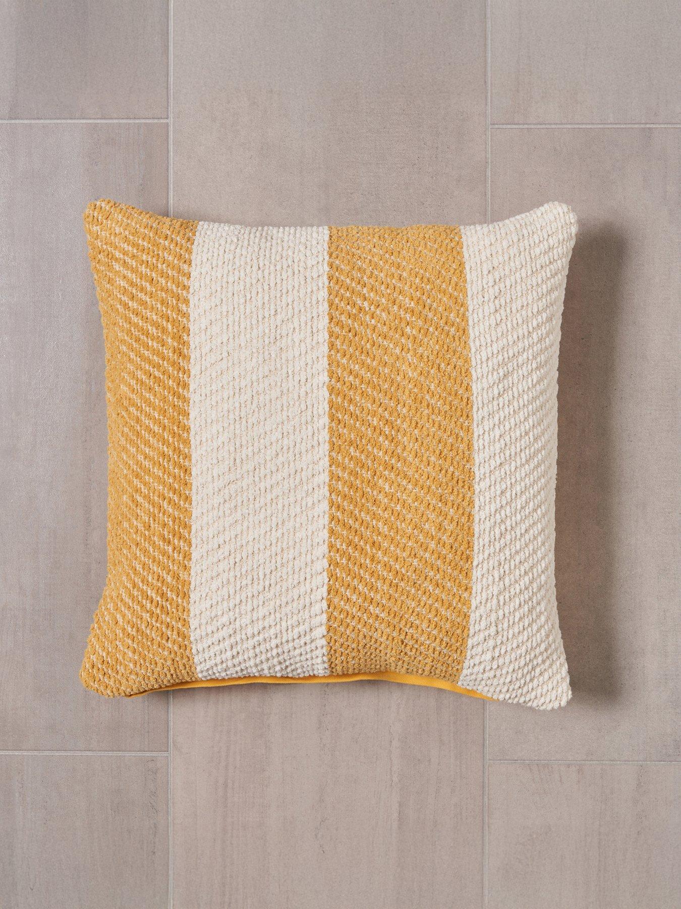 very-home-herringbone-chenille-cushion
