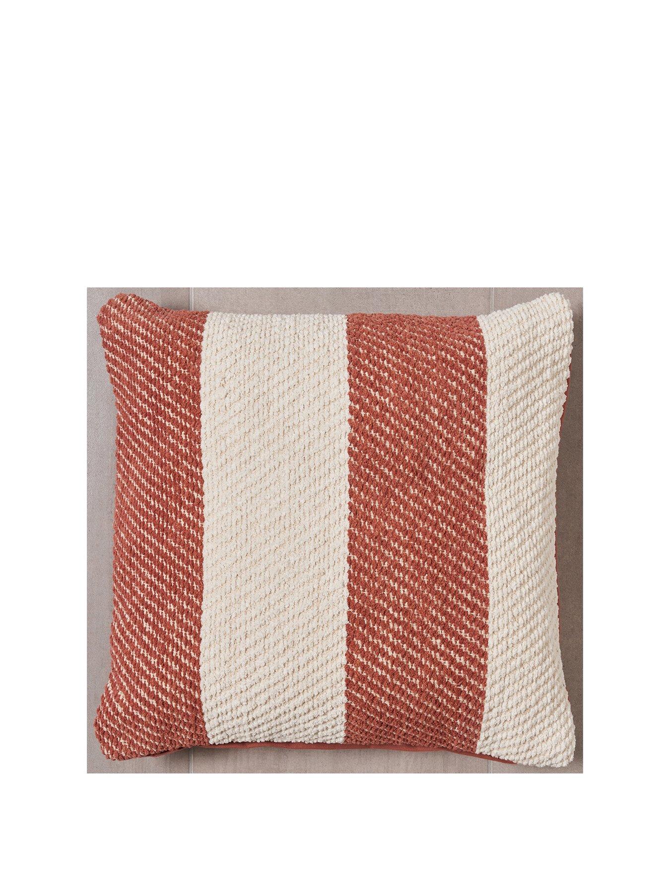  image of very-home-herringbone-chenille-cushion