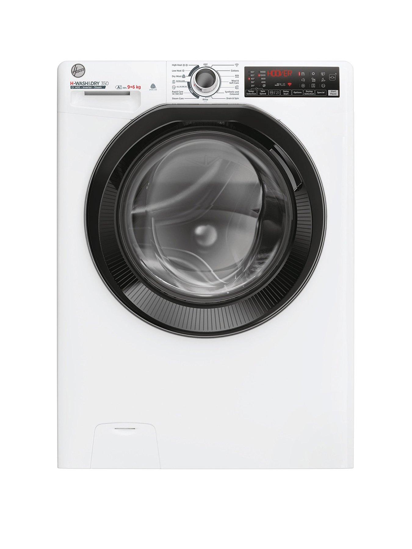  image of hoover-h-washampdry-h3dps4966tamb-80-96kgwasher-dryer-1400-spin-wifi--nbspwhite