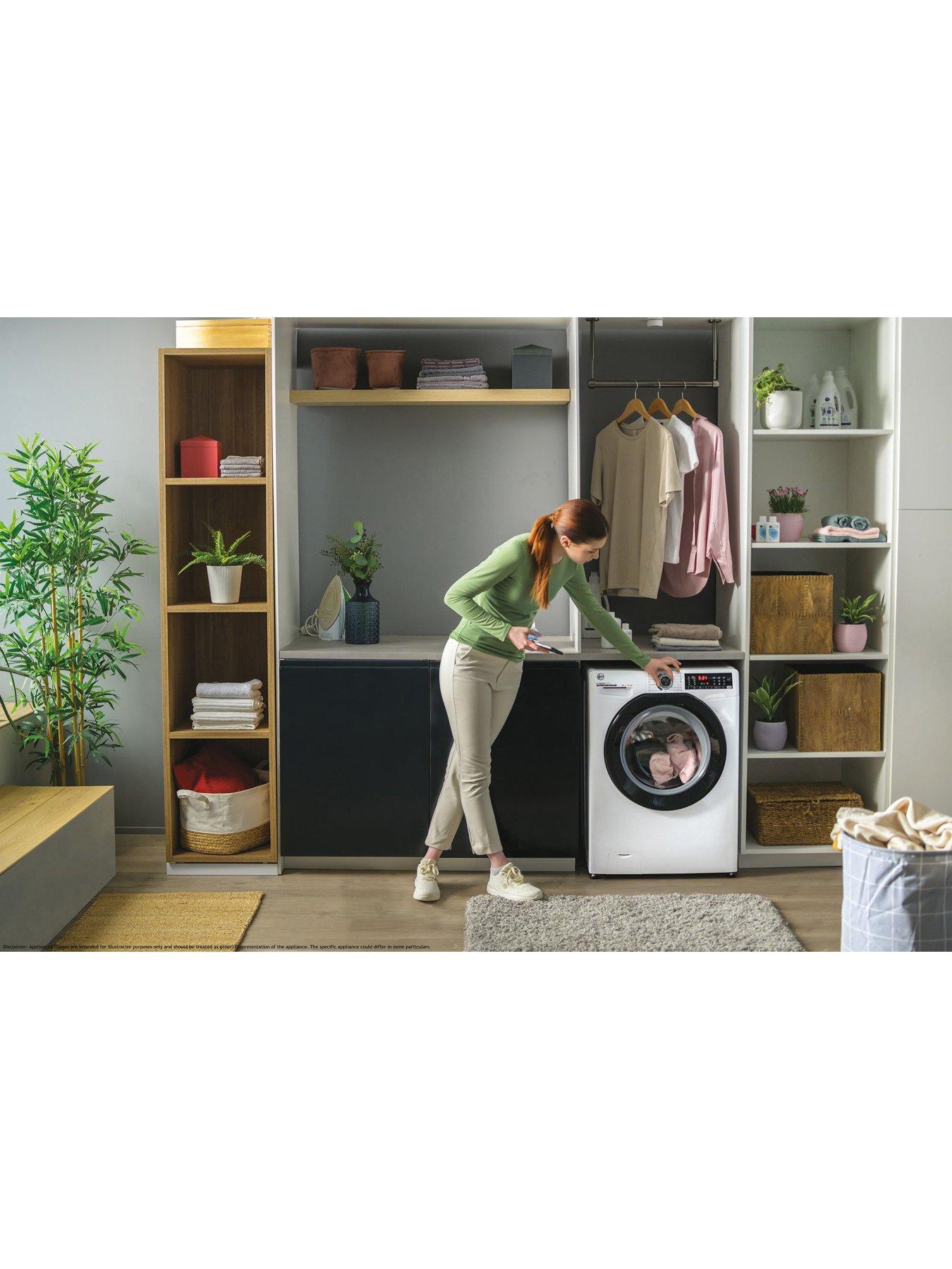  image of hoover-h-washampdry-h3dps4966tamb-80-96kgwasher-dryer-1400-spin-wifi--nbspwhite