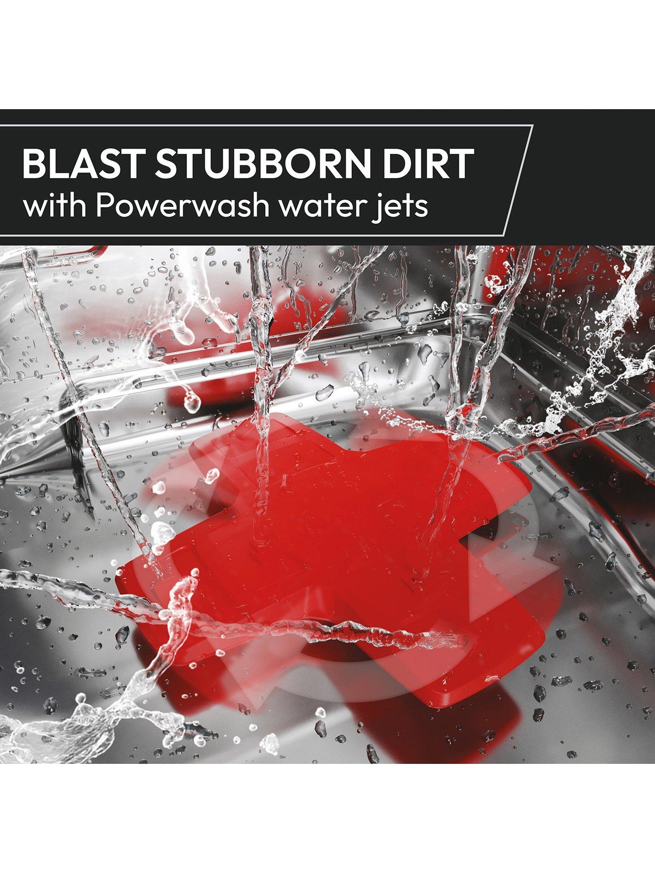  image of hoover-h-dish-700-hf6b4s1px-full-size-dishwasher-16-place-settings-wifi-stainless-steel-b-rated